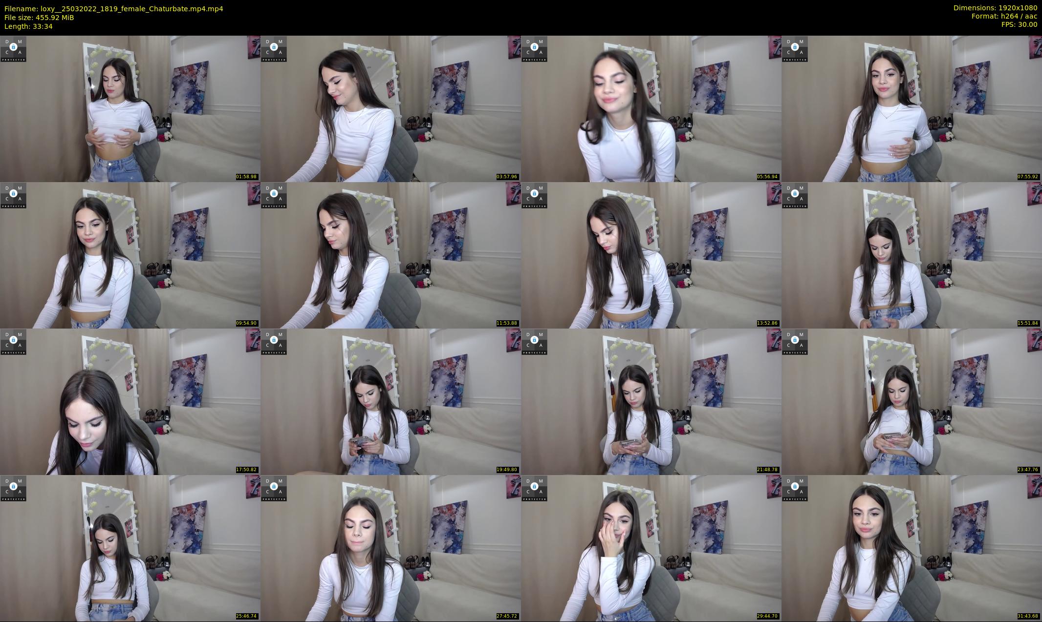 loxy_ — 34 minute Chaturbate female cam show recording, 1080p, Mar 25, 2022