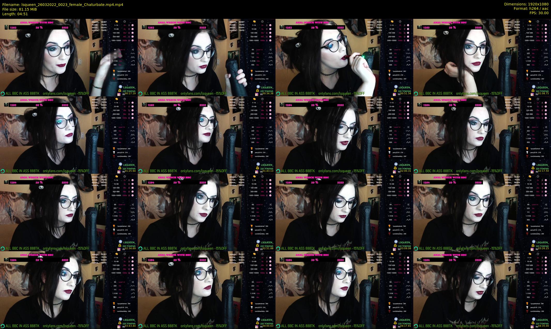 lsqueen — 5 minute Chaturbate female cam show recording, 1080p, Mar 26, 2022