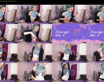 lunasparkles — 57 minute Chaturbate female cam show recording, 1080p, Mar 25, 2022