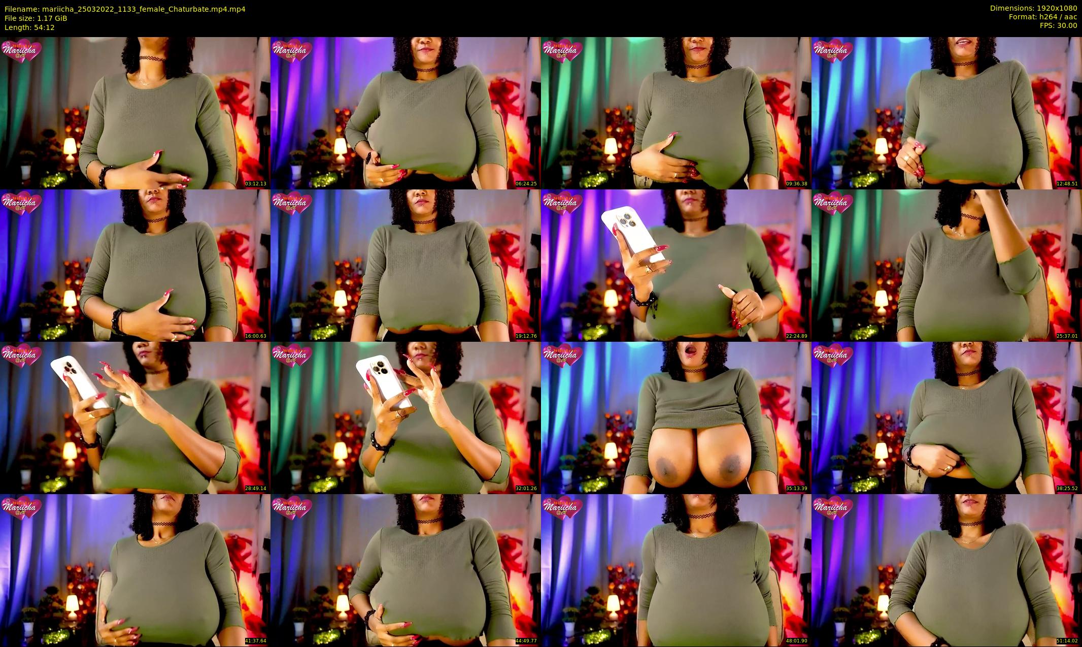 mariicha — 55 minute Chaturbate female cam show recording, 1080p, Mar 25, 2022