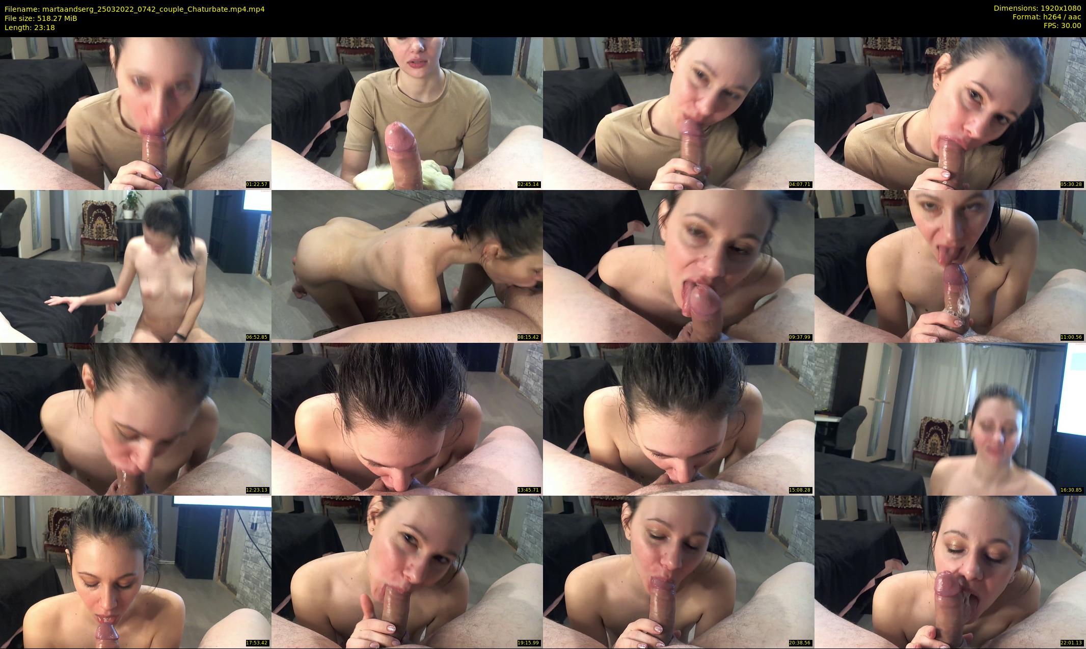 martaandserg — 24 minute Chaturbate female cam show recording, 1080p, Mar 25, 2022