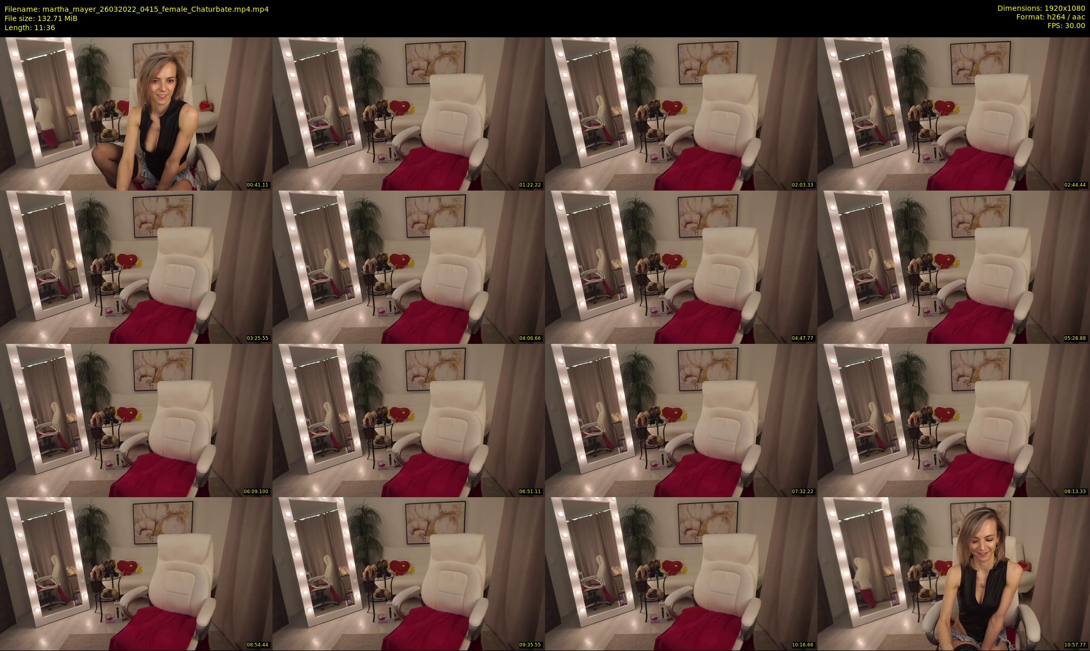 martha_mayer — 12 minute Chaturbate female cam show recording, 1080p, Mar 26, 2022
