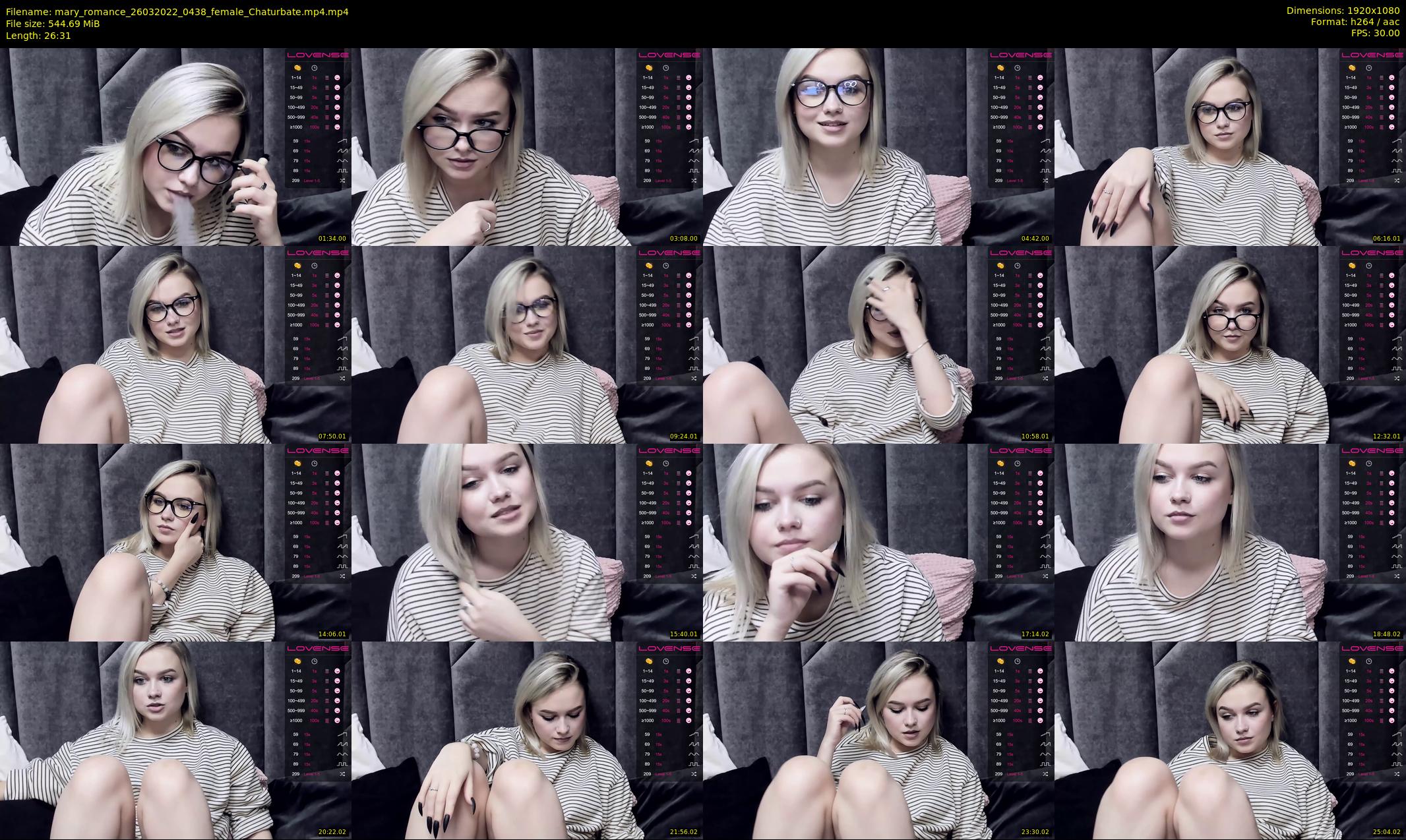 mary_romance — 27 minute Chaturbate female cam show recording, 1080p, Mar 26, 2022