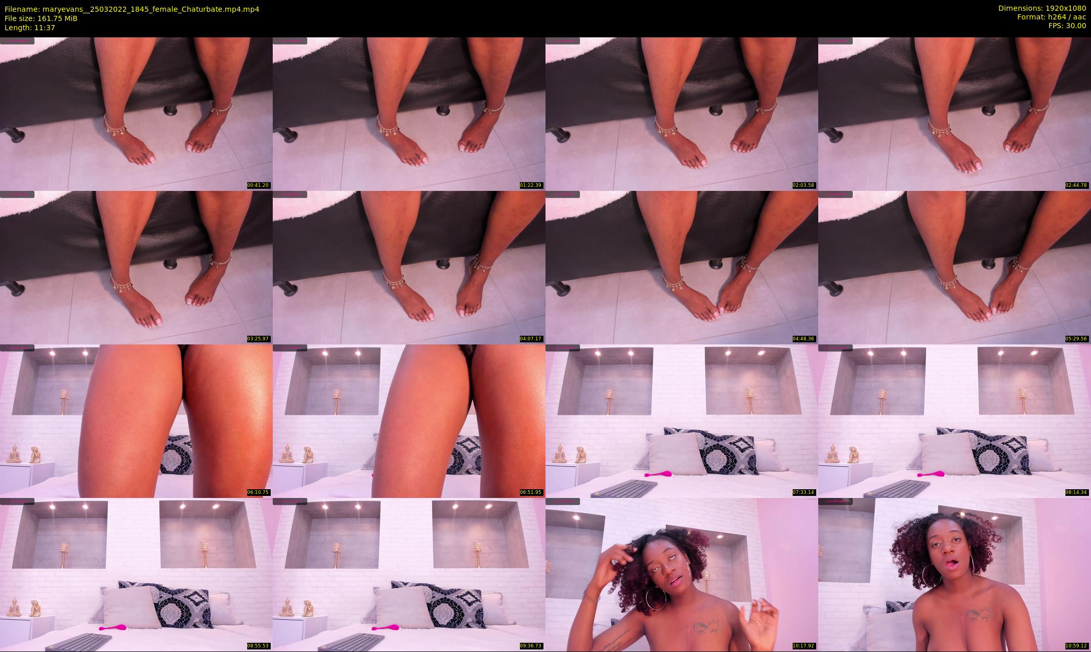 maryevans_ — 12 minute Chaturbate female cam show recording, 1080p, Mar 25, 2022