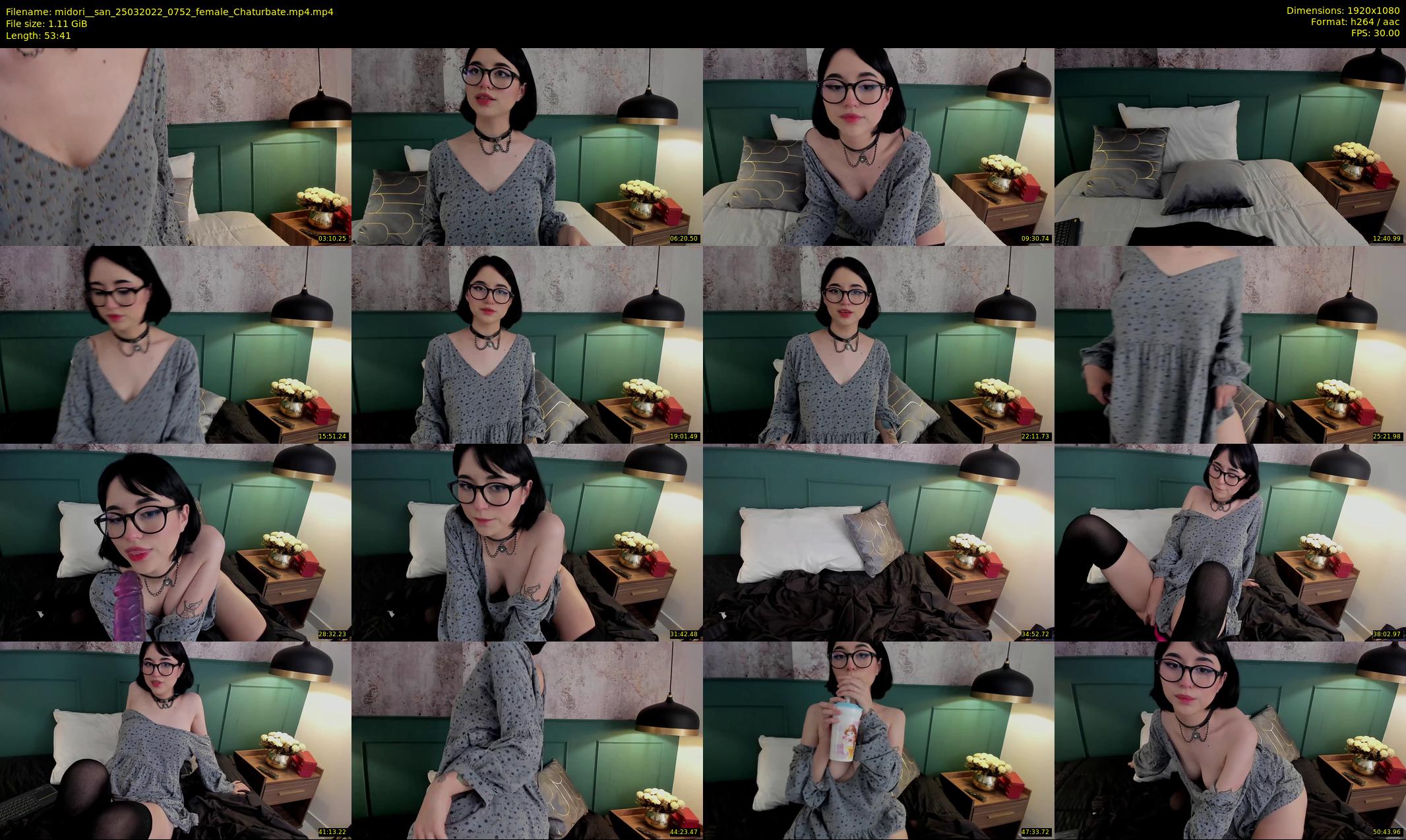 midori__san — 54 minute Chaturbate female cam show recording, 1080p, Mar 25, 2022