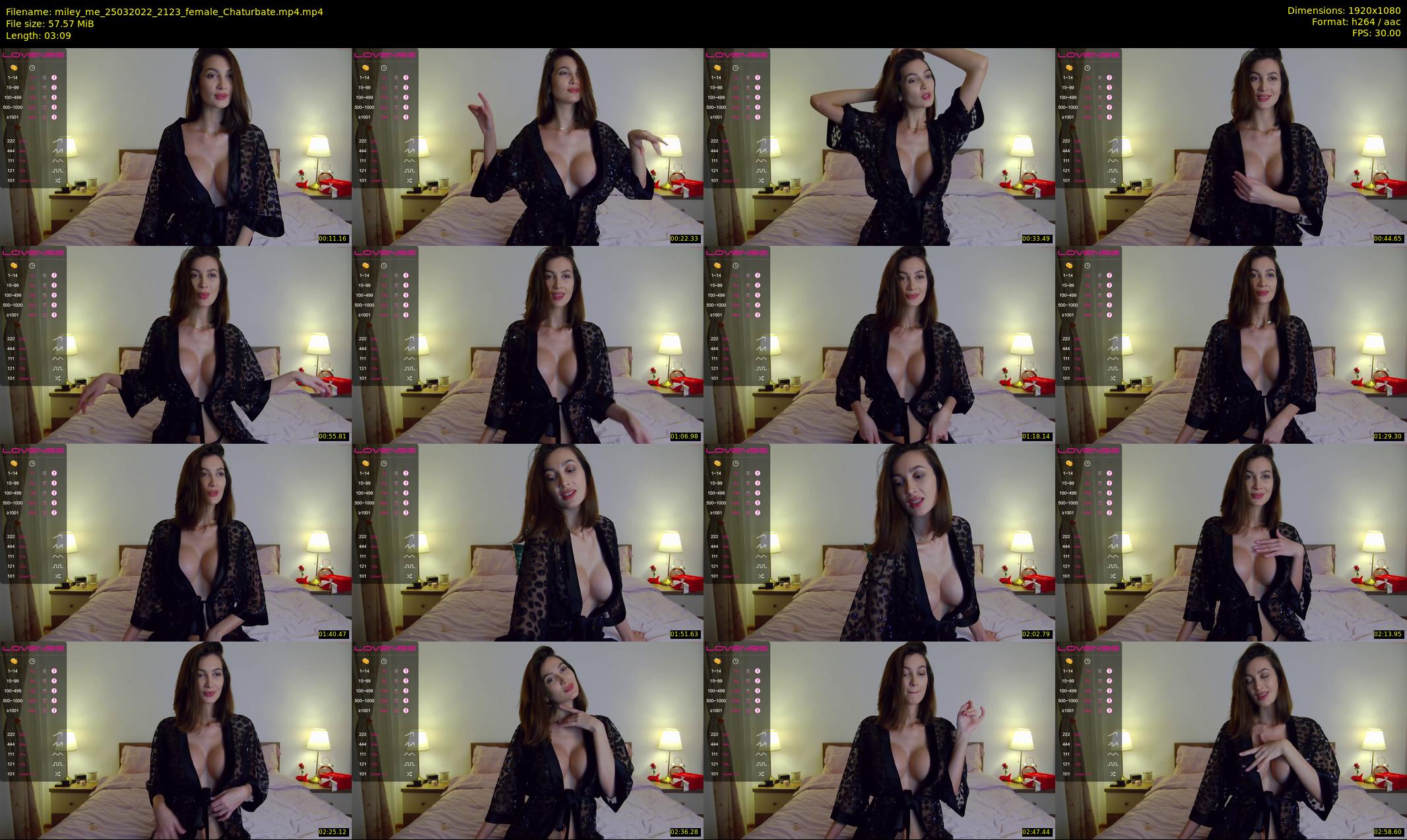 miley_me — 4 minute Chaturbate female cam show recording, 1080p, Mar 25, 2022