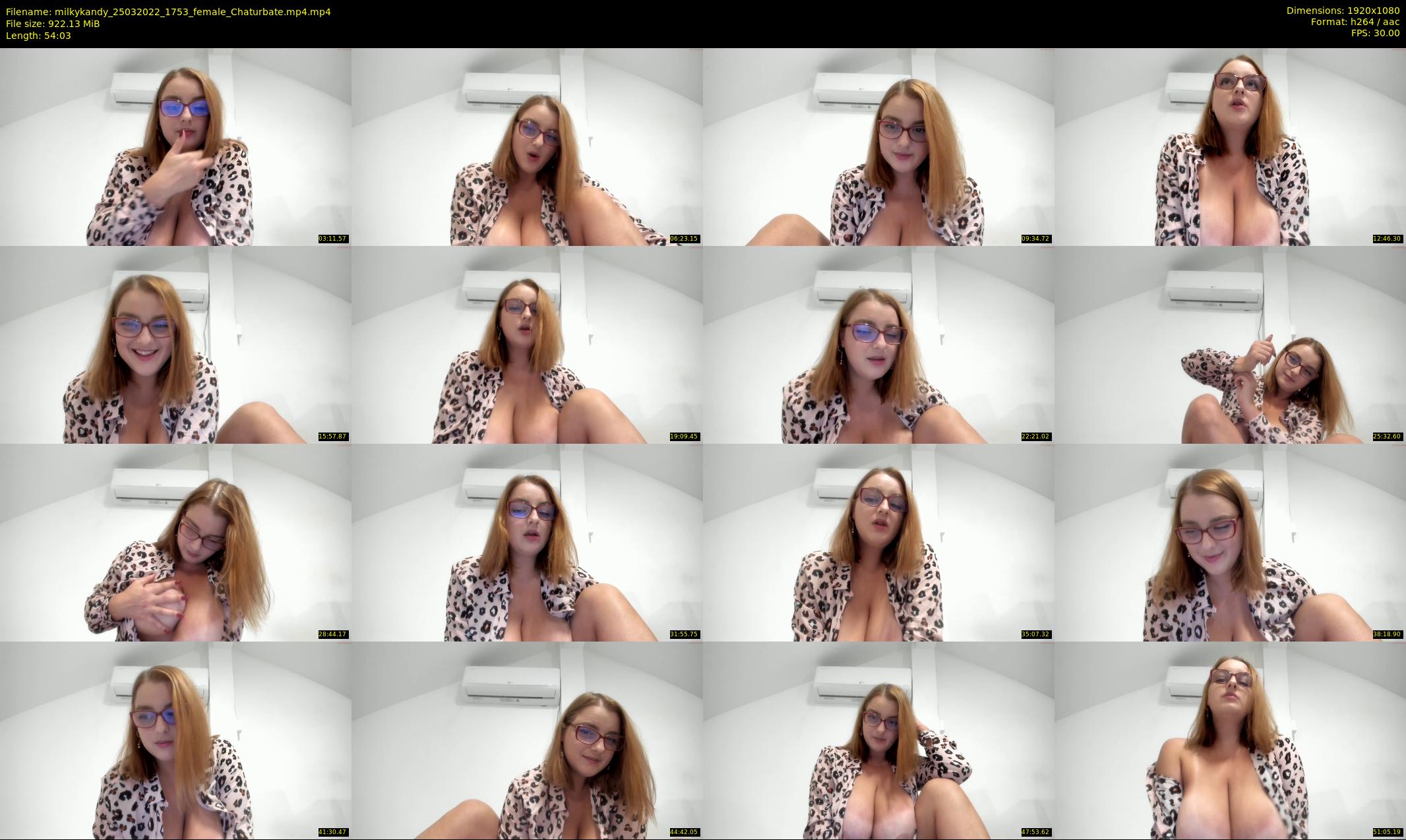 milkykandy — 55 minute Chaturbate female cam show recording, 1080p, Mar 25, 2022