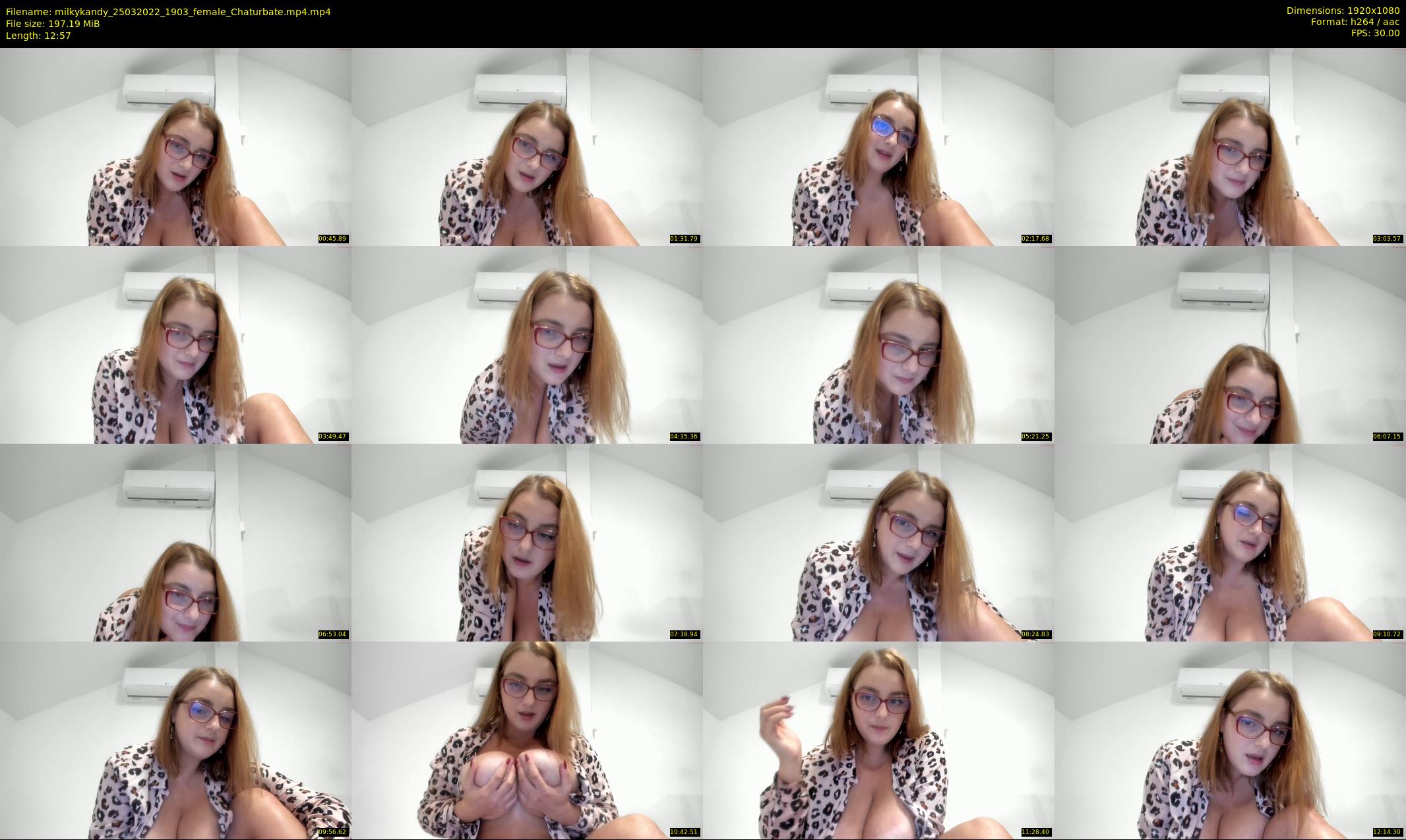 milkykandy — 13 minute Chaturbate female cam show recording, 1080p, Mar 25, 2022