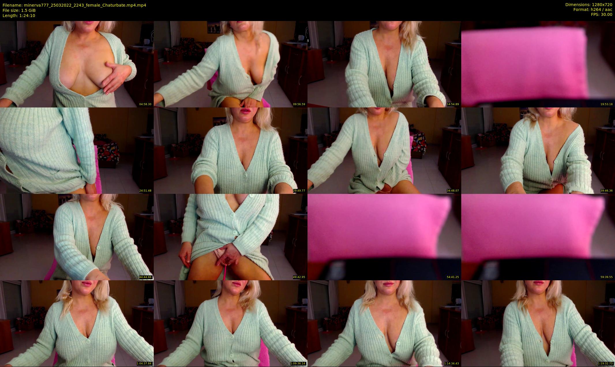 minerva777 — 85 minute Chaturbate female cam show recording, 720p, Mar 25, 2022