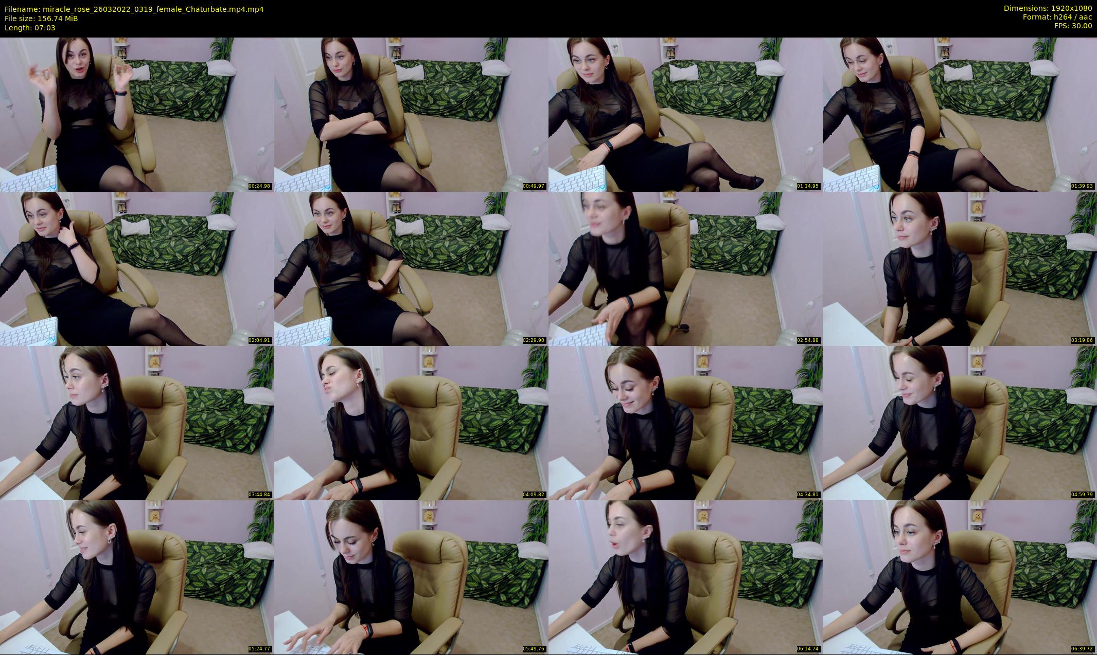 miracle_rose — 8 minute Chaturbate female cam show recording, 1080p, Mar 26, 2022