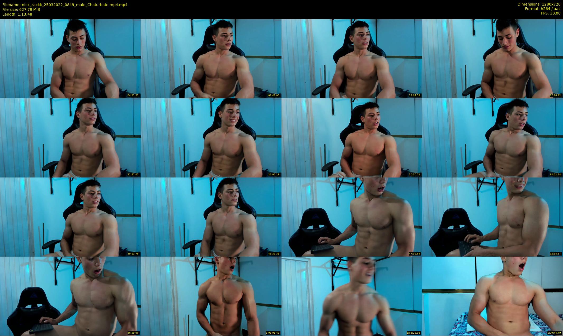 nick_zackk — 74 minute Chaturbate male cam show recording, 720p, Mar 25, 2022