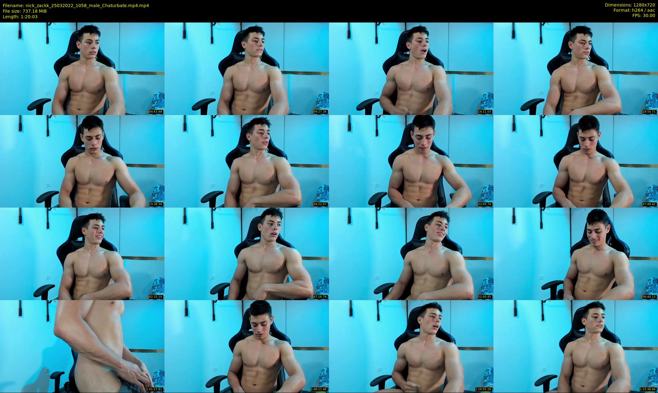 nick_zackk — 81 minute Chaturbate male cam show recording, 720p, Mar 25, 2022