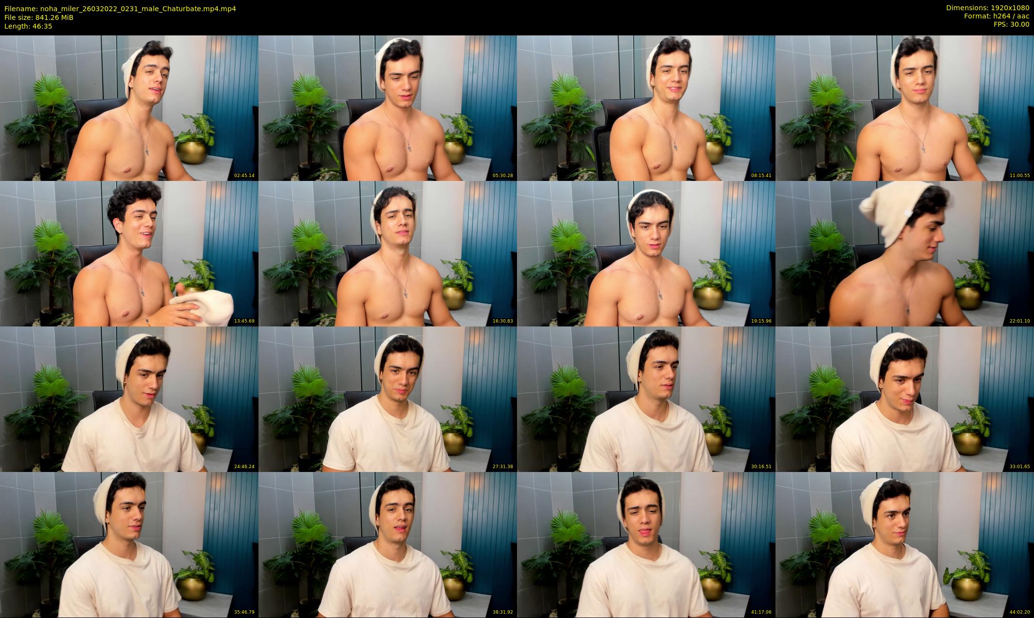 noha_miler — 47 minute Chaturbate male cam show recording, 1080p, Mar 26, 2022