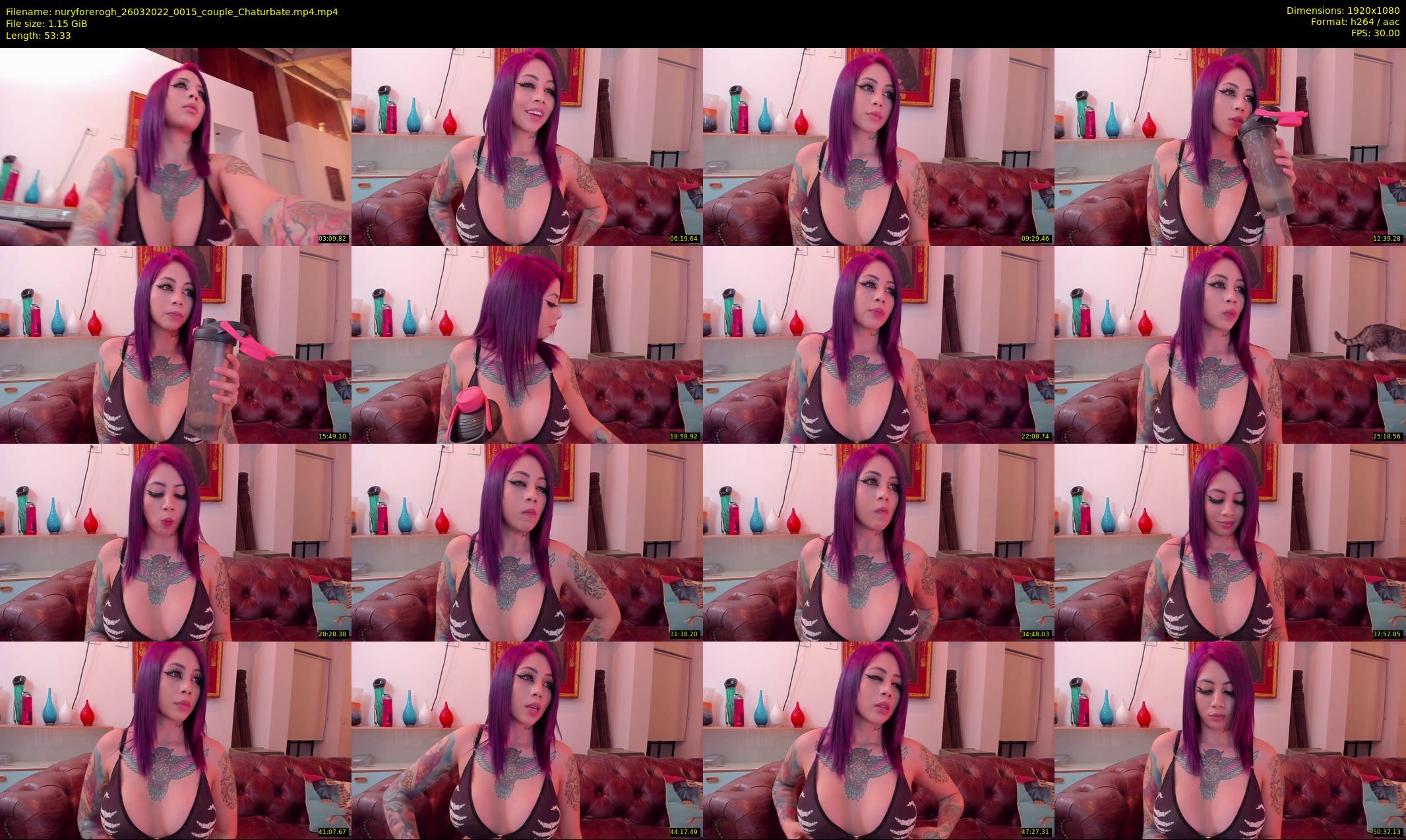 nuryforerogh — 54 minute Chaturbate female cam show recording, 1080p, Mar 26, 2022