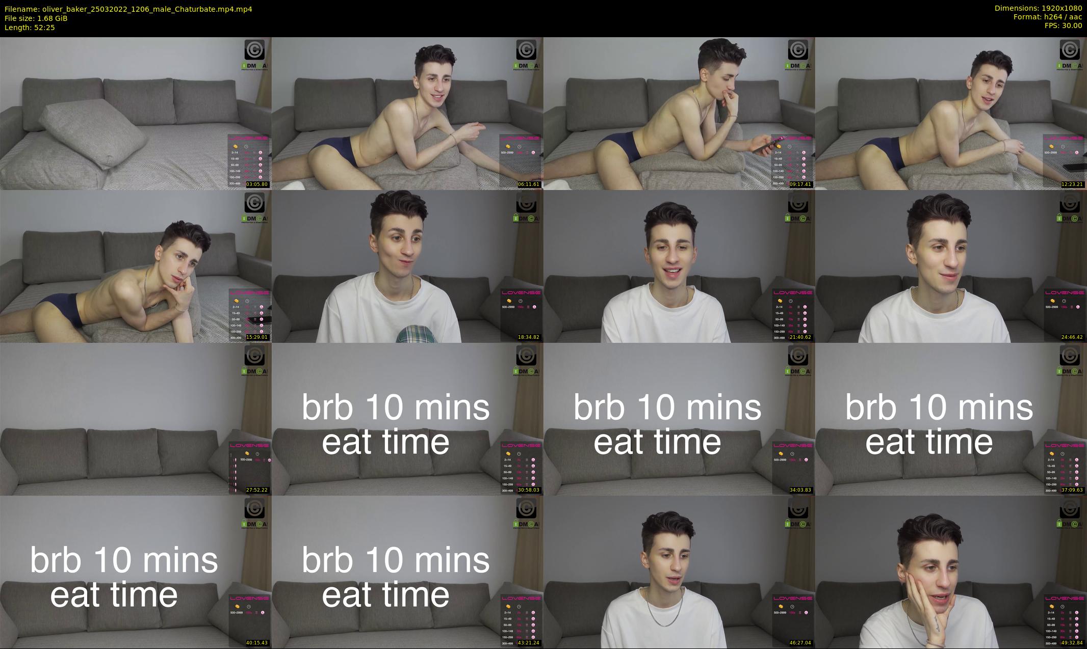 oliver_baker — 53 minute Chaturbate male cam show recording, 1080p, Mar 25, 2022