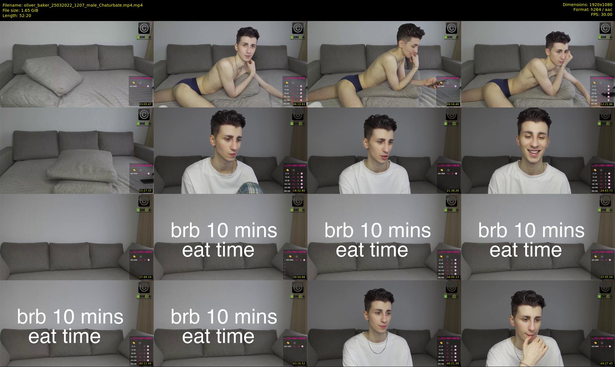 oliver_baker — 53 minute Chaturbate male cam show recording, 1080p, Mar 25, 2022