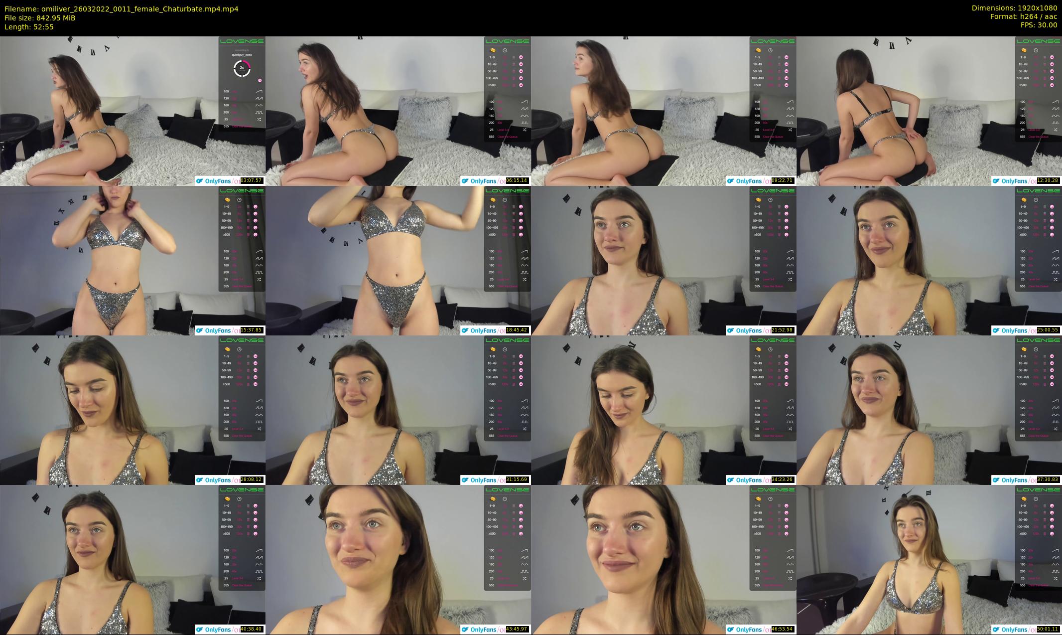 omiliver — 53 minute Chaturbate female cam show recording, 1080p, Mar 26, 2022