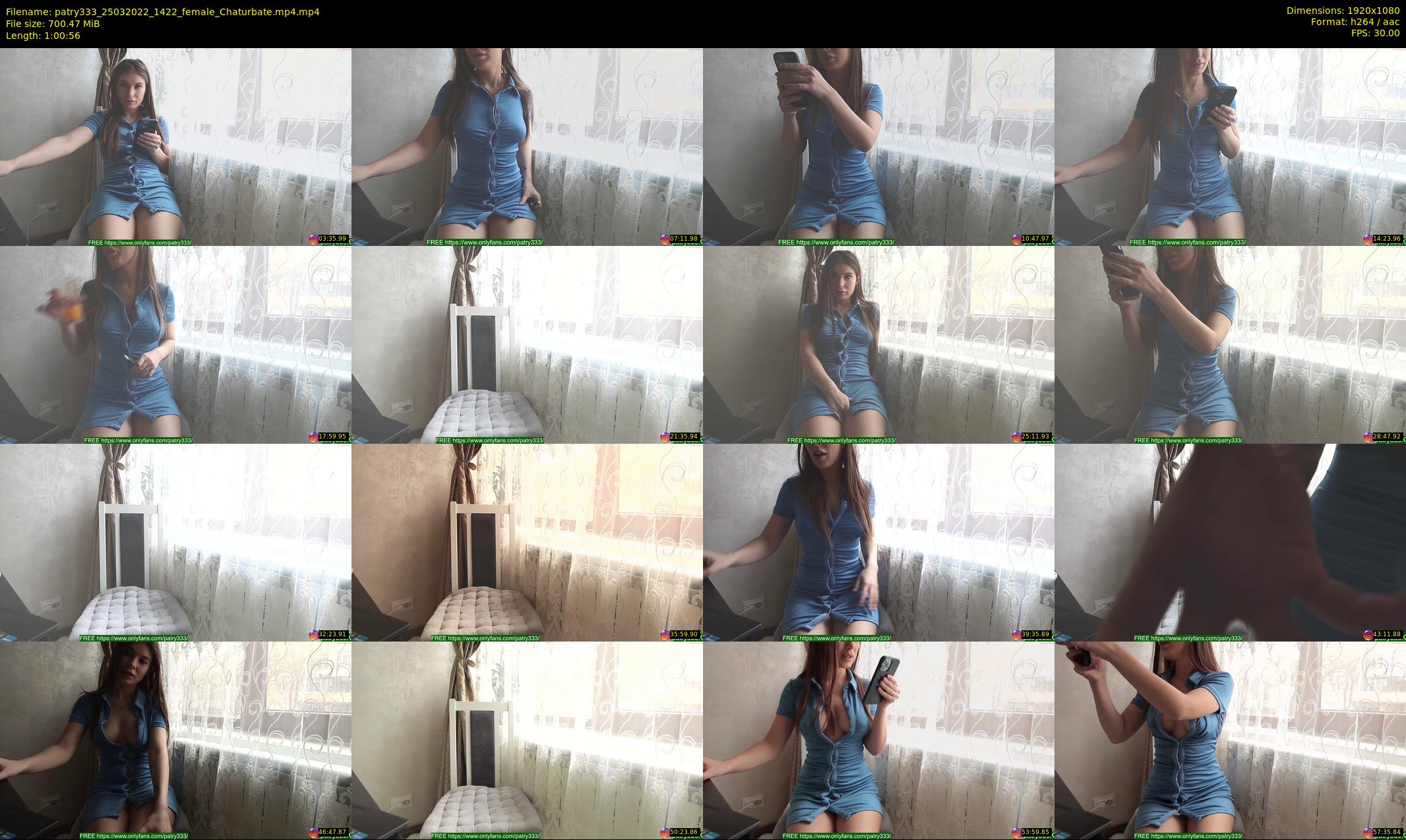 patry333 — 61 minute Chaturbate female cam show recording, 1080p, Mar 25, 2022