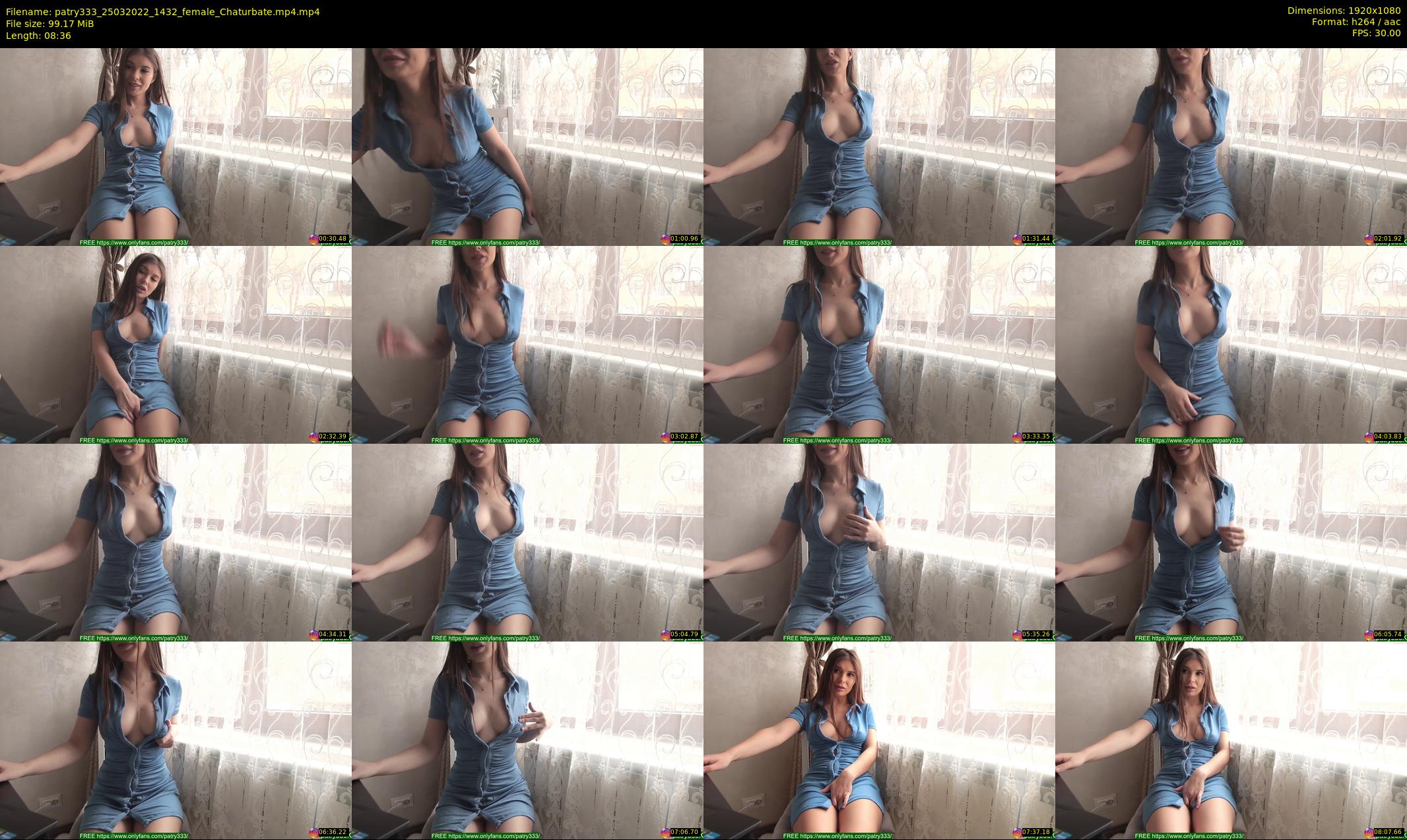 patry333 — 9 minute Chaturbate female cam show recording, 1080p, Mar 25, 2022