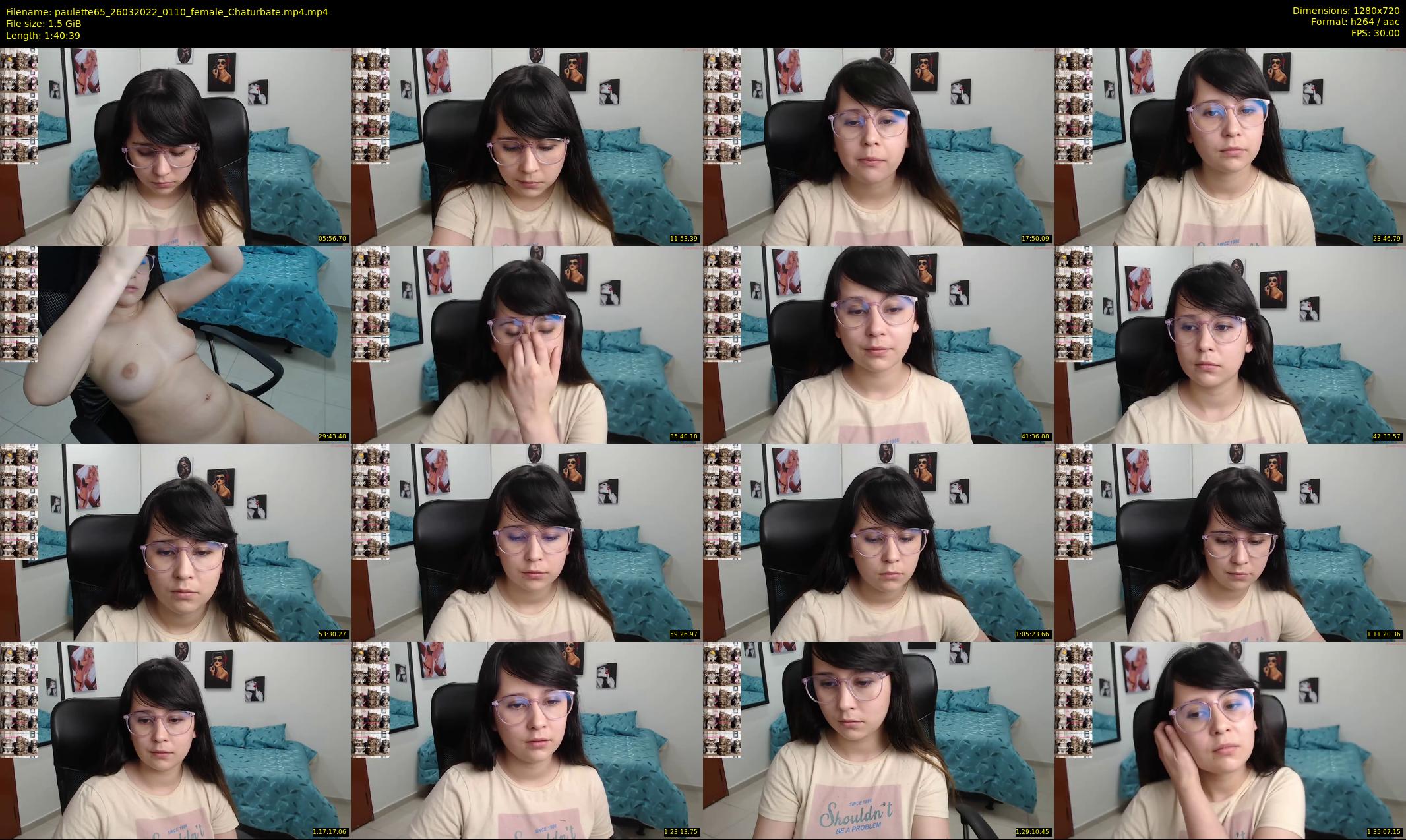 paulette65 — 101 minute Chaturbate female cam show recording, 720p, Mar 26, 2022