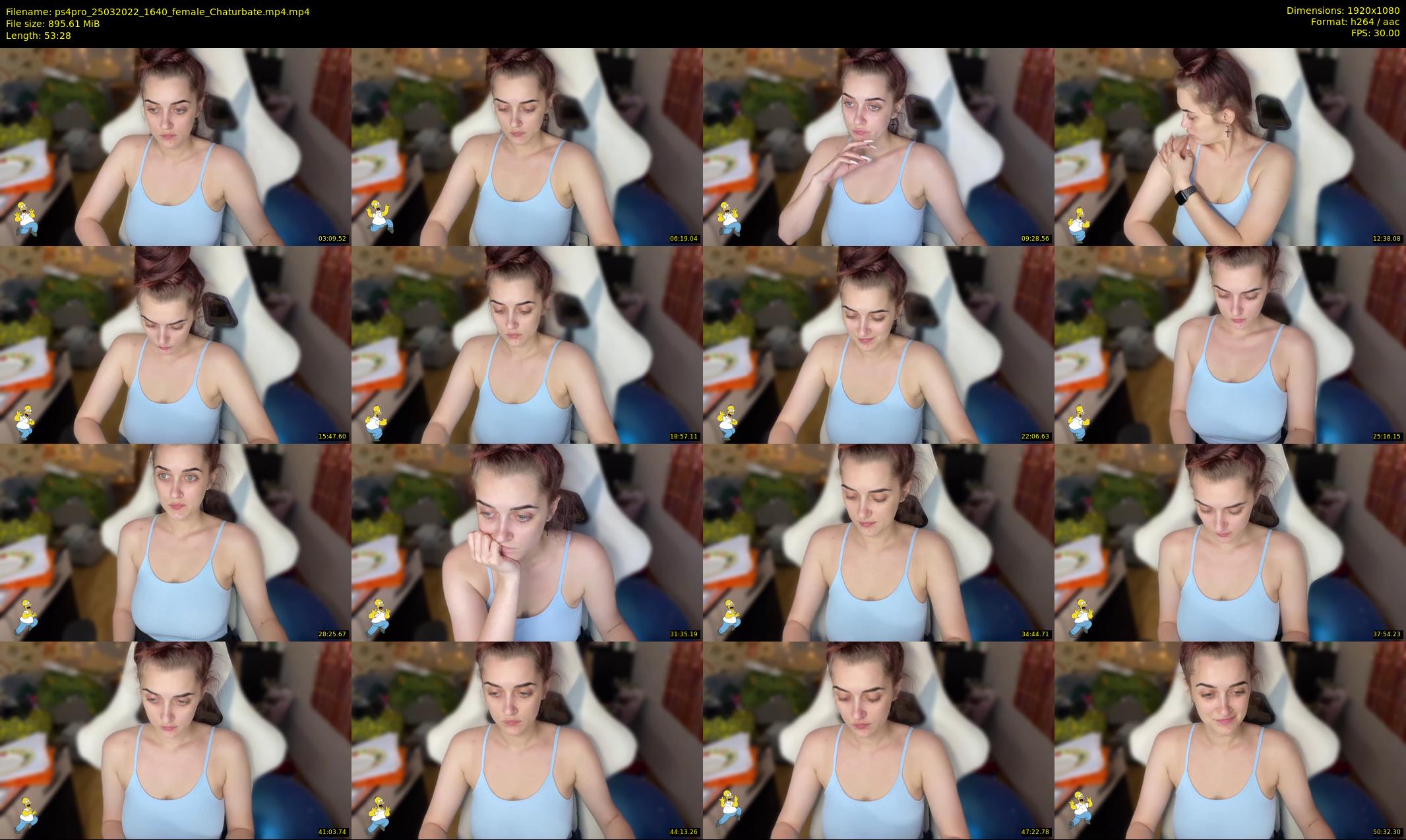 ps4pro — 54 minute Chaturbate female cam show recording, 1080p, Mar 25, 2022