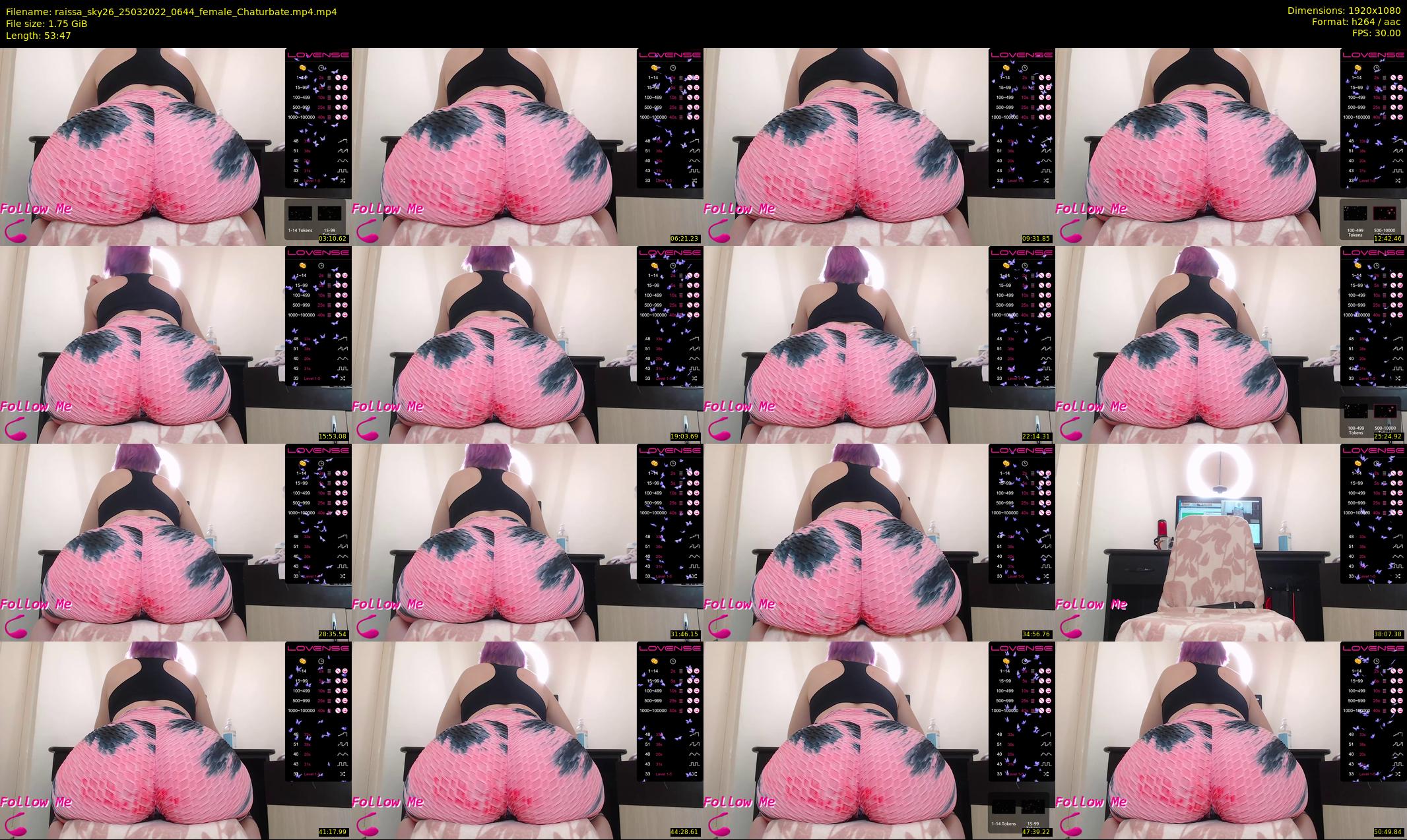 raissa_sky26 — 54 minute Chaturbate female cam show recording, 1080p, Mar 25, 2022