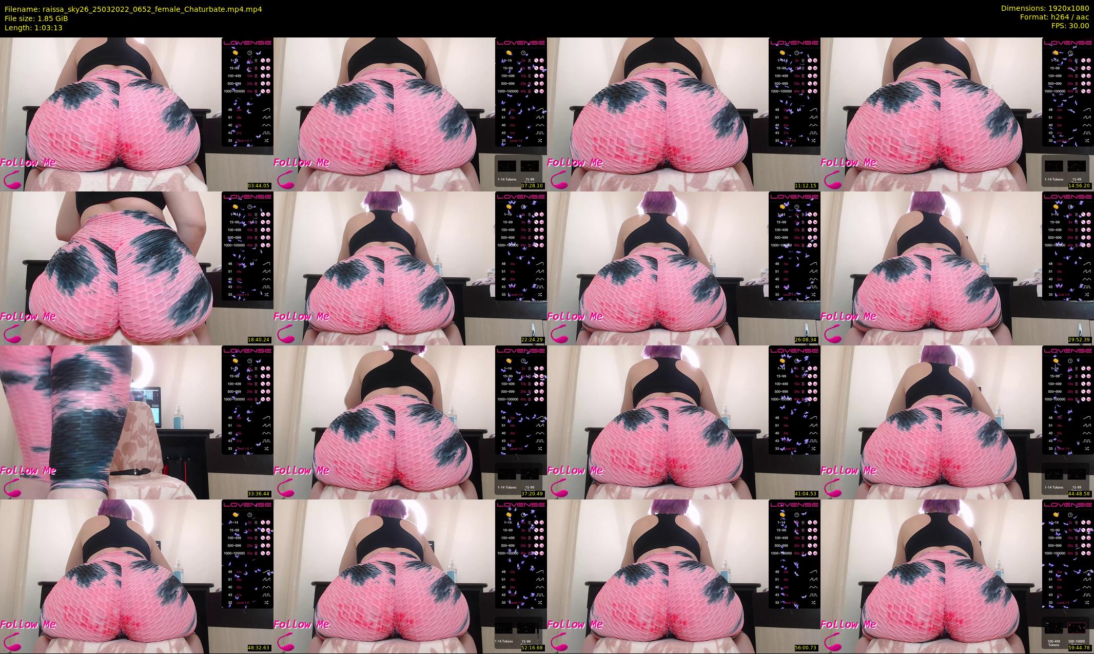 raissa_sky26 — 64 minute Chaturbate female cam show recording, 1080p, Mar 25, 2022