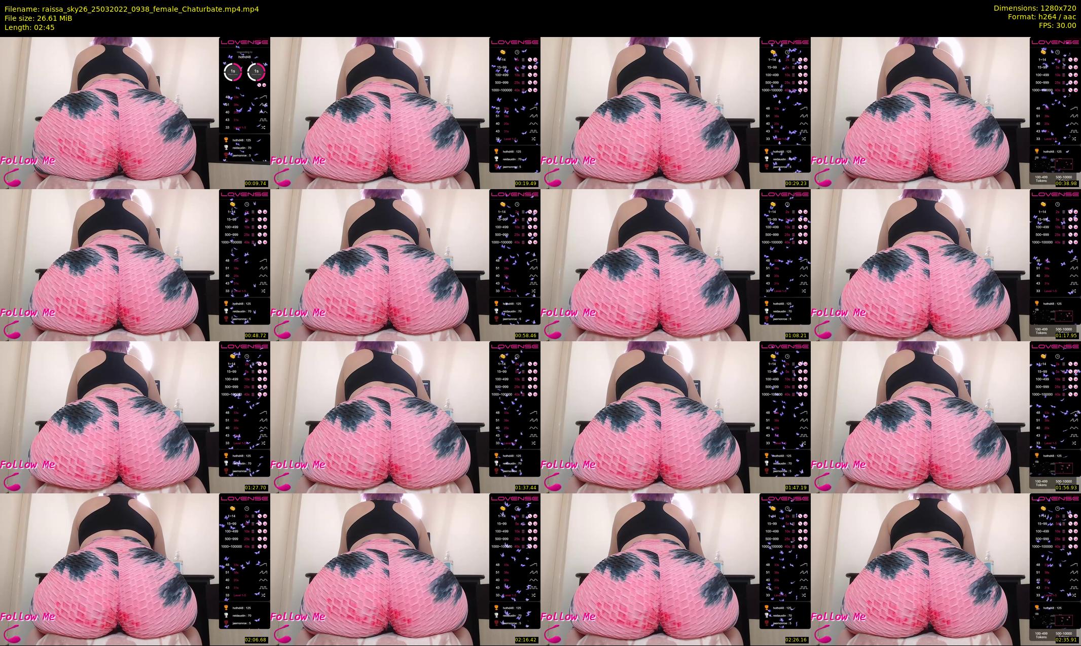 raissa_sky26 — 3 minute Chaturbate female cam show recording, 720p, Mar 25, 2022