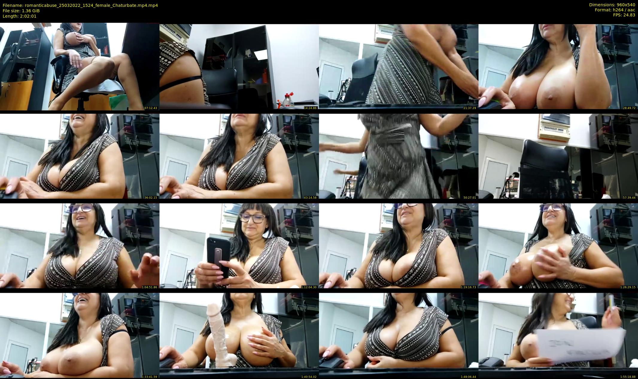 romanticabuse — 123 minute Chaturbate female cam show recording, 480p, Mar 25, 2022