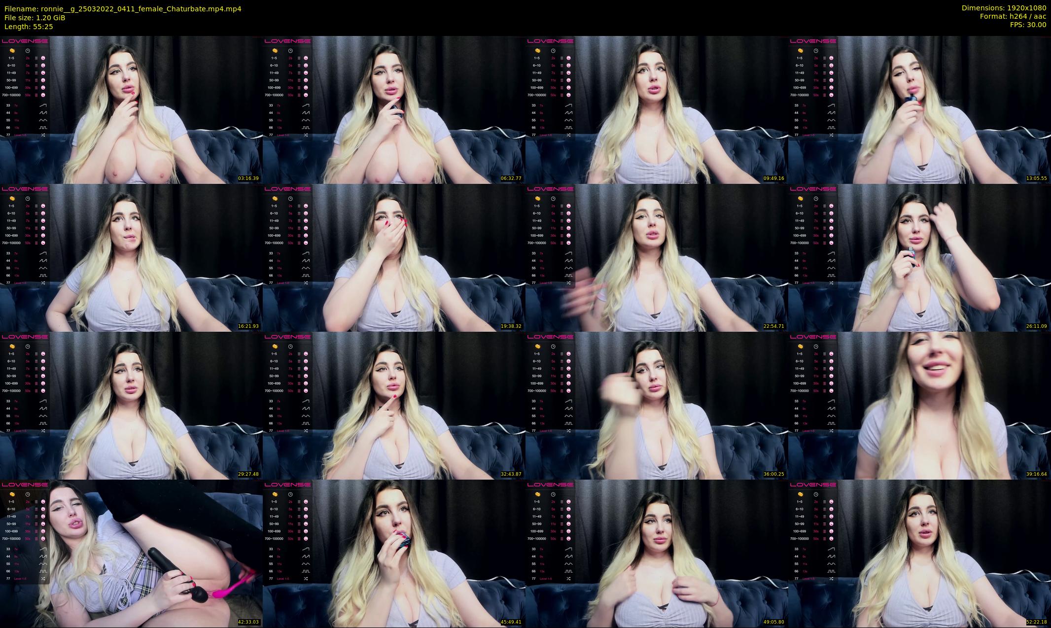 ronnie__g — 56 minute Chaturbate female cam show recording, 1080p, Mar 25, 2022