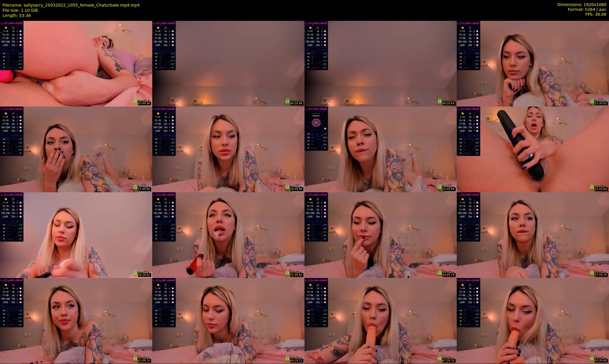sallysarry — 54 minute Chaturbate couple cam show recording, 1080p, Mar 25, 2022