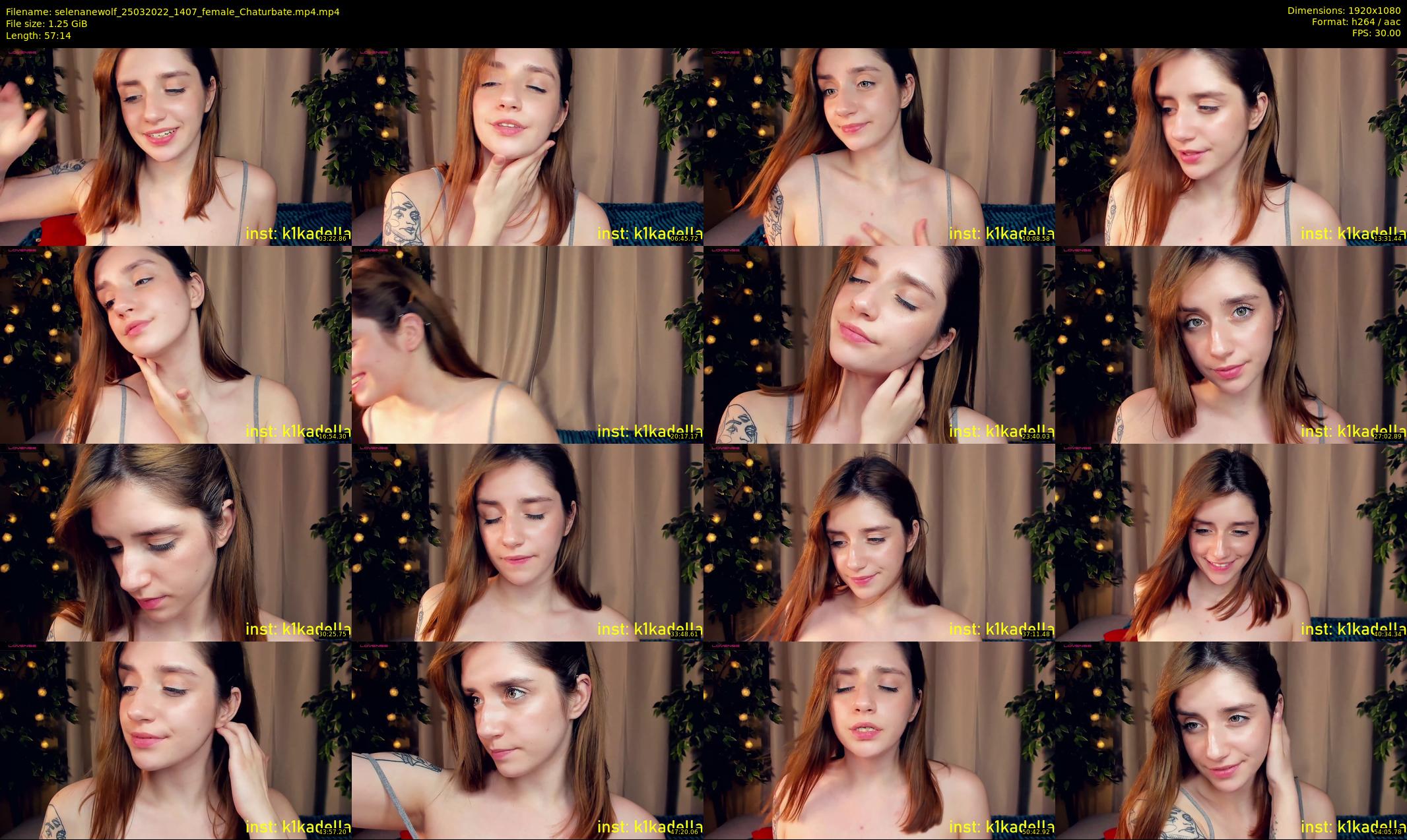 selenanewolf — 58 minute Chaturbate couple cam show recording, 1080p, Mar 25, 2022