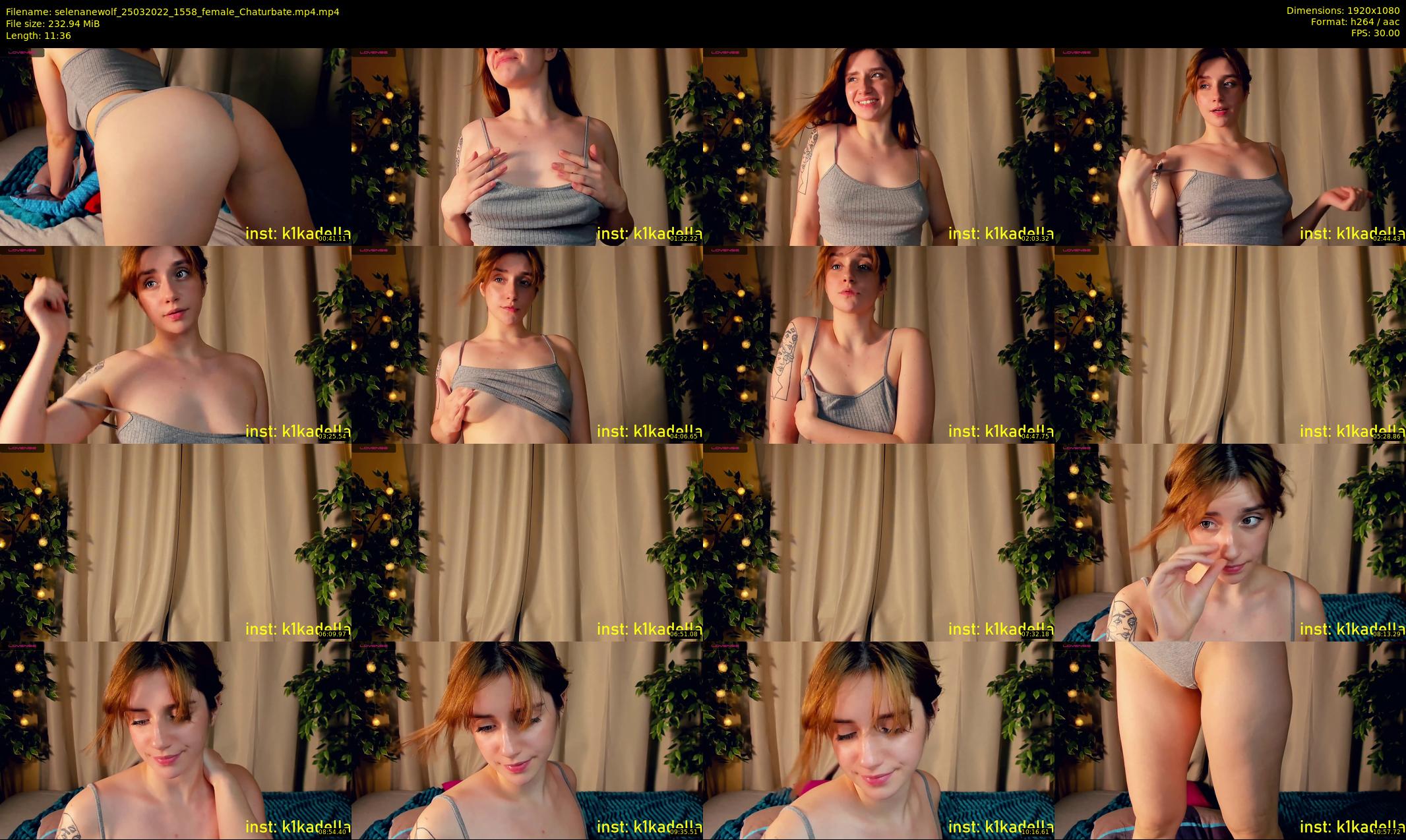 selenanewolf — 12 minute Chaturbate couple cam show recording, 1080p, Mar 25, 2022