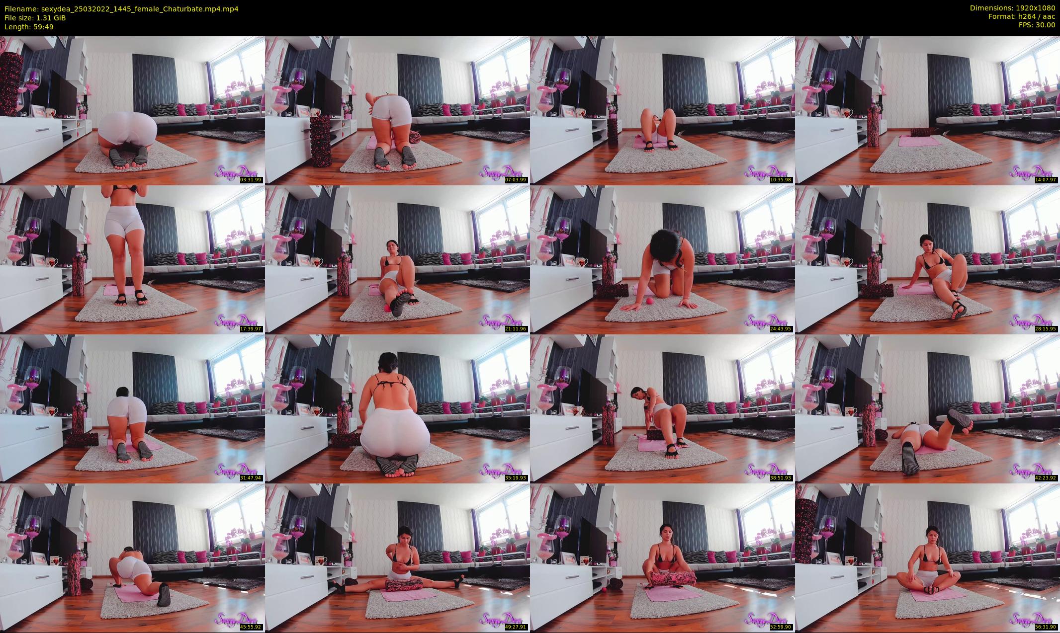 sexydea — 60 minute Chaturbate female cam show recording, 1080p, Mar 25, 2022