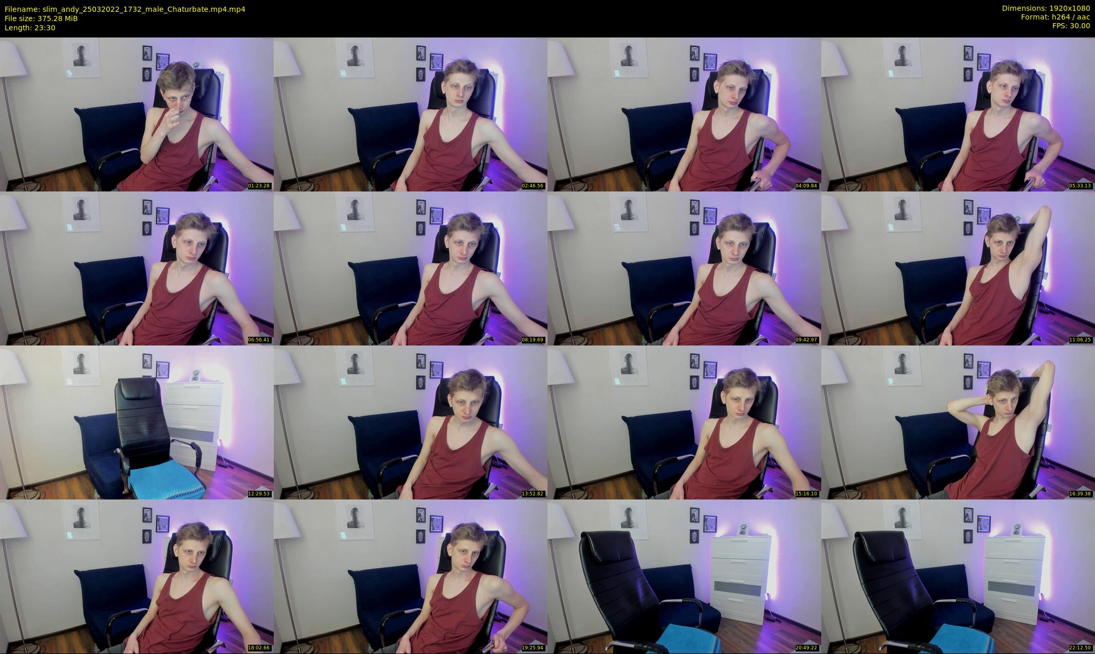 slim_andy — 24 minute Chaturbate male cam show recording, 1080p, Mar 25, 2022