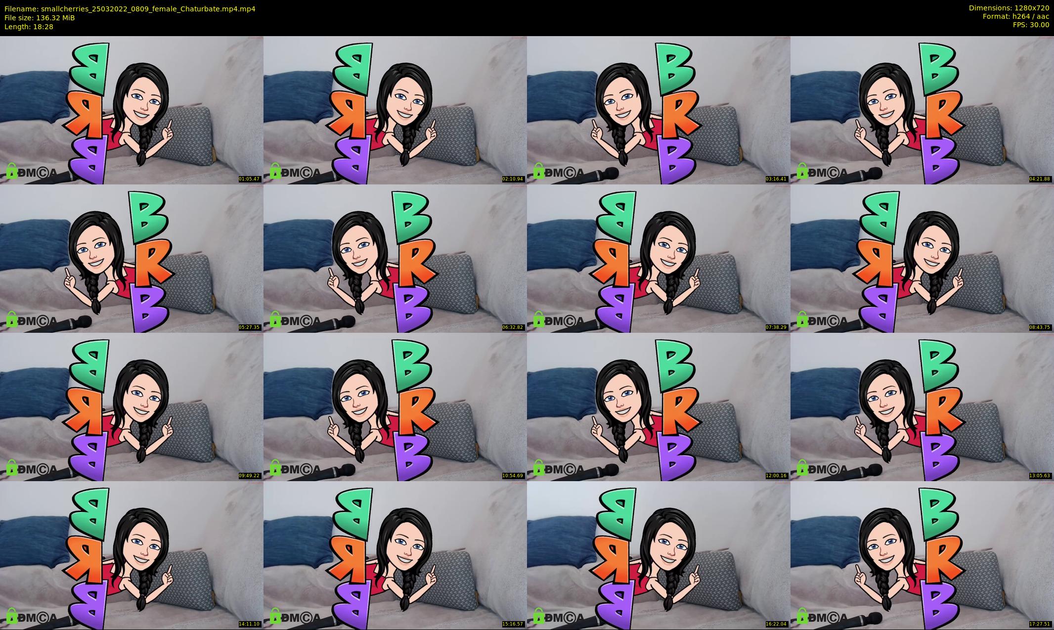smallcherries — 19 minute Chaturbate female cam show recording, 720p, Mar 25, 2022