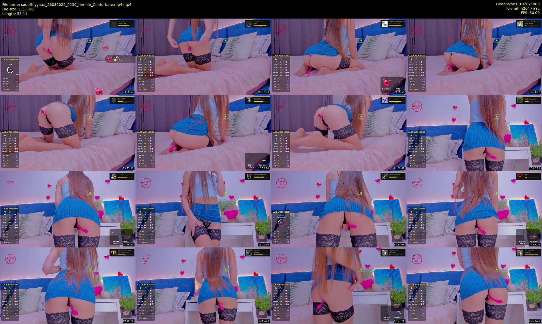 sooofffiyyaaa — 54 minute Chaturbate female cam show recording, 1080p, Mar 26, 2022