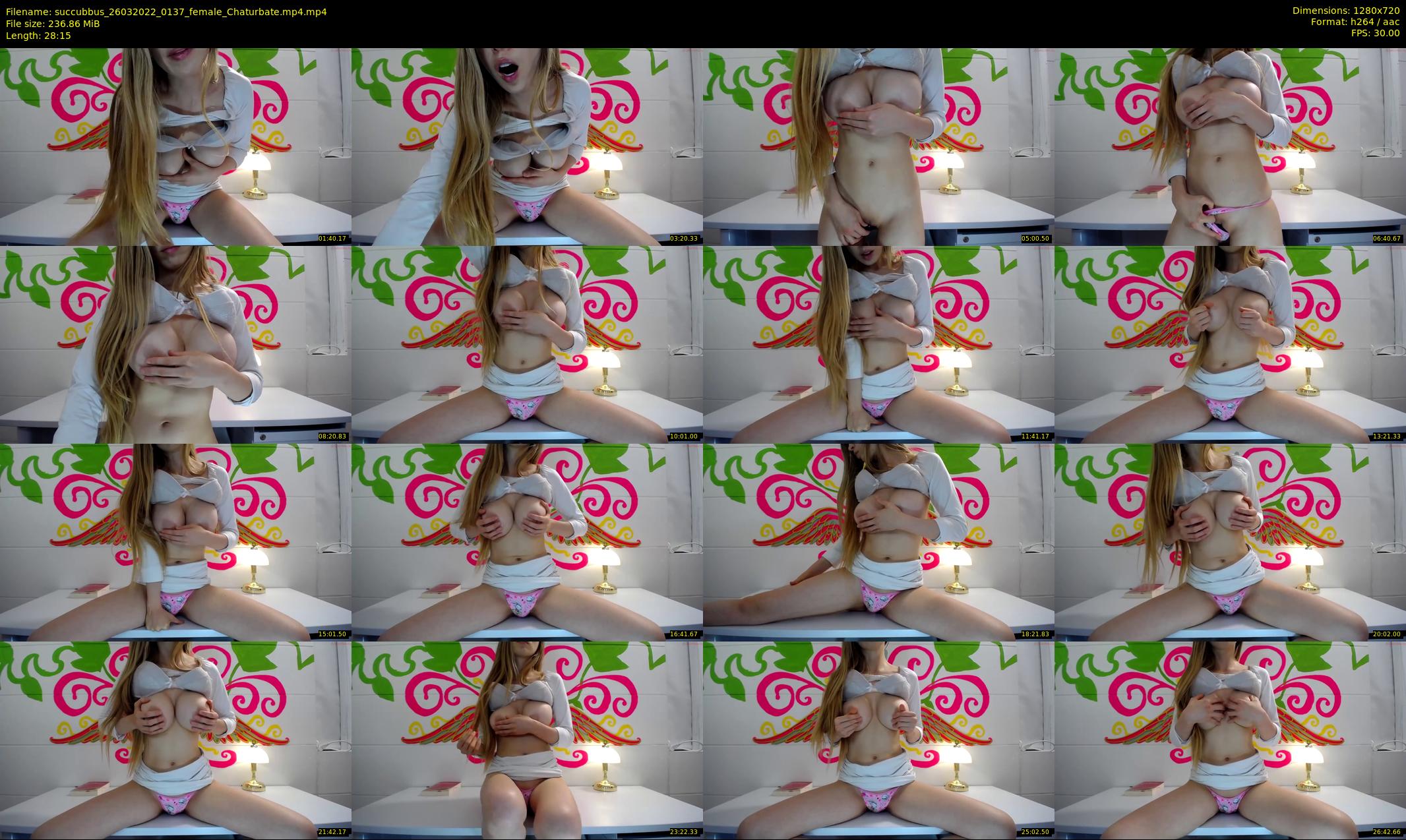 succubbus — 29 minute Chaturbate female cam show recording, 720p, Mar 26, 2022