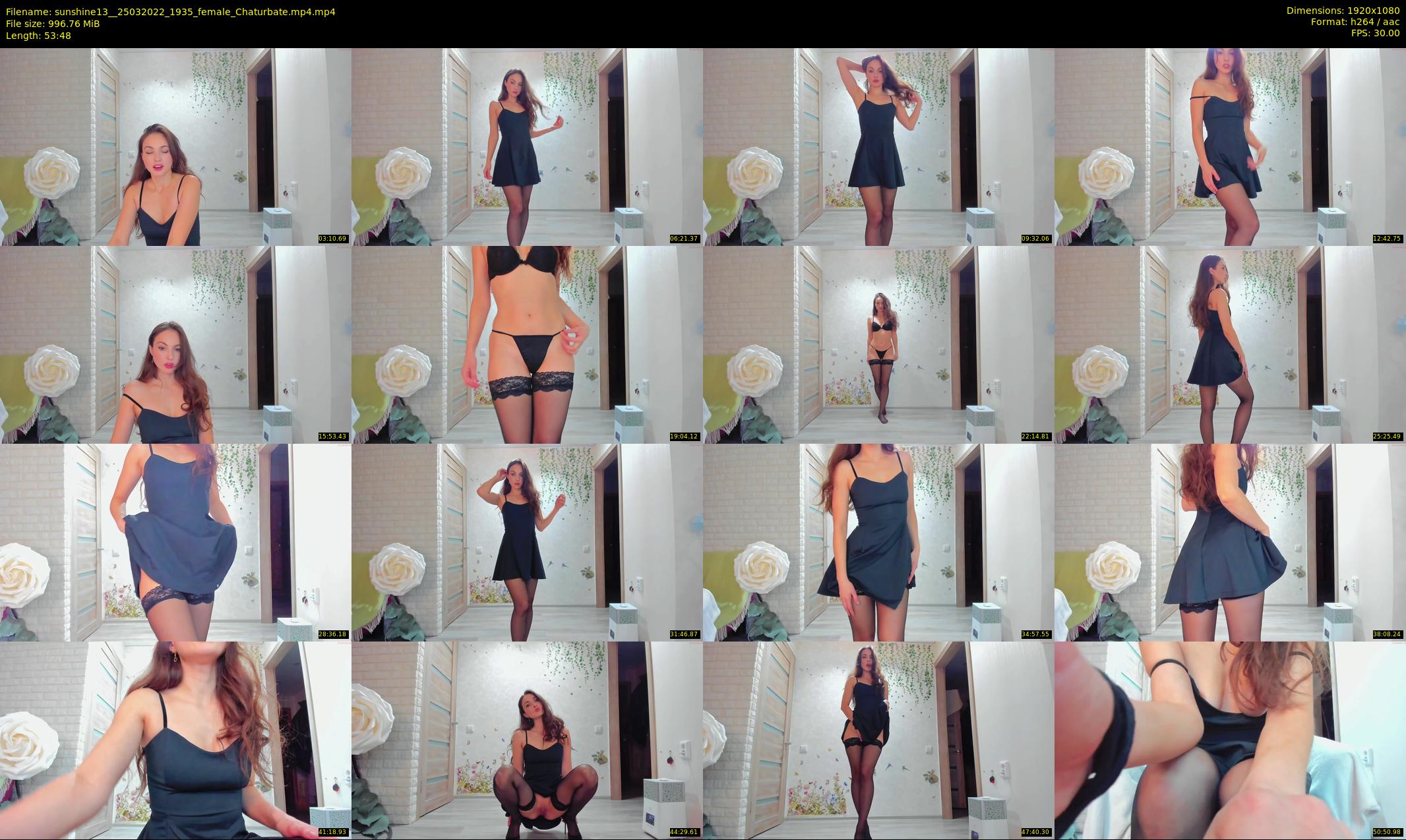 sunshine13_ — 54 minute Chaturbate female cam show recording, 1080p, Mar 25, 2022
