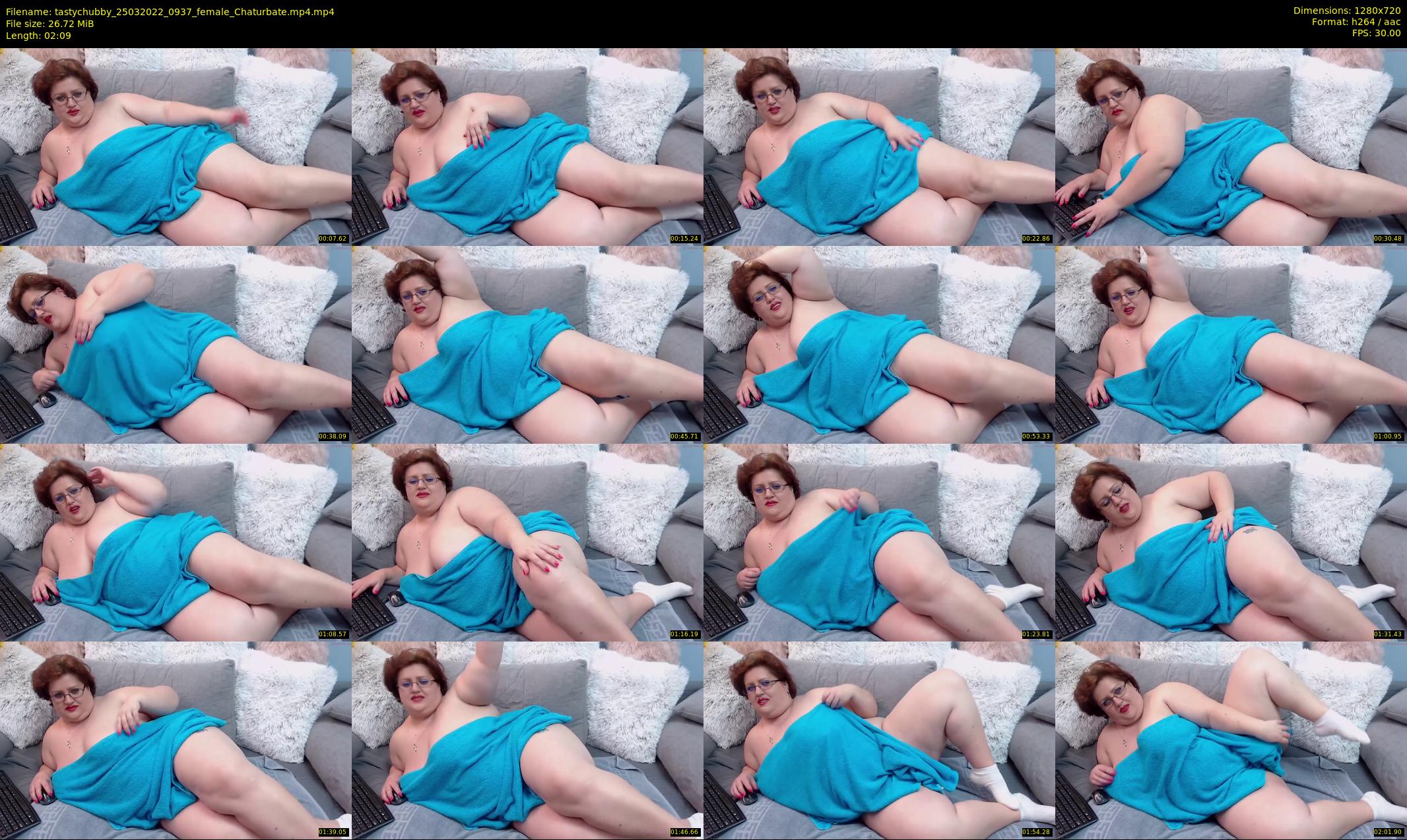 tastychubby — 3 minute Chaturbate female cam show recording, 720p, Mar 25, 2022