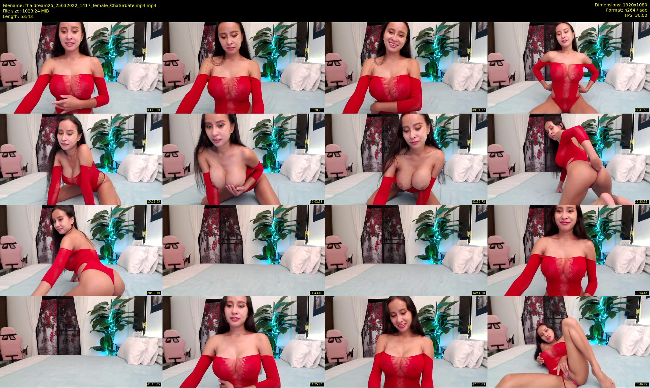 thaidream25 — 54 minute Chaturbate female cam show recording, 1080p, Mar 25, 2022