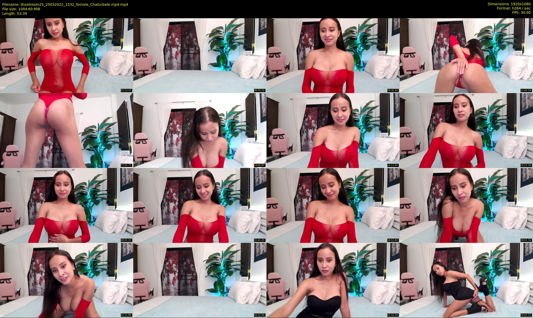 thaidream25 — 54 minute Chaturbate female cam show recording, 1080p, Mar 25, 2022