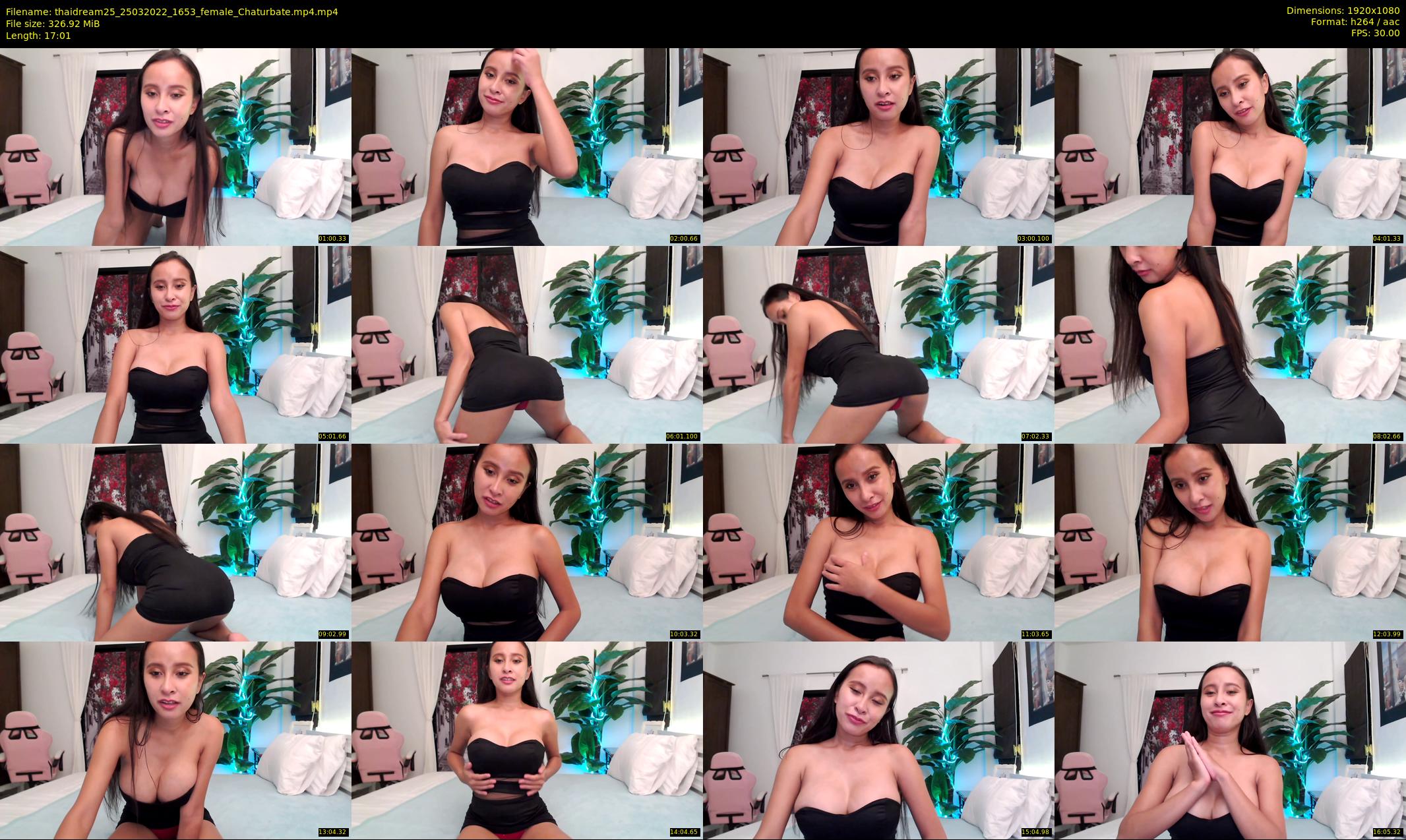 thaidream25 — 18 minute Chaturbate female cam show recording, 1080p, Mar 25, 2022