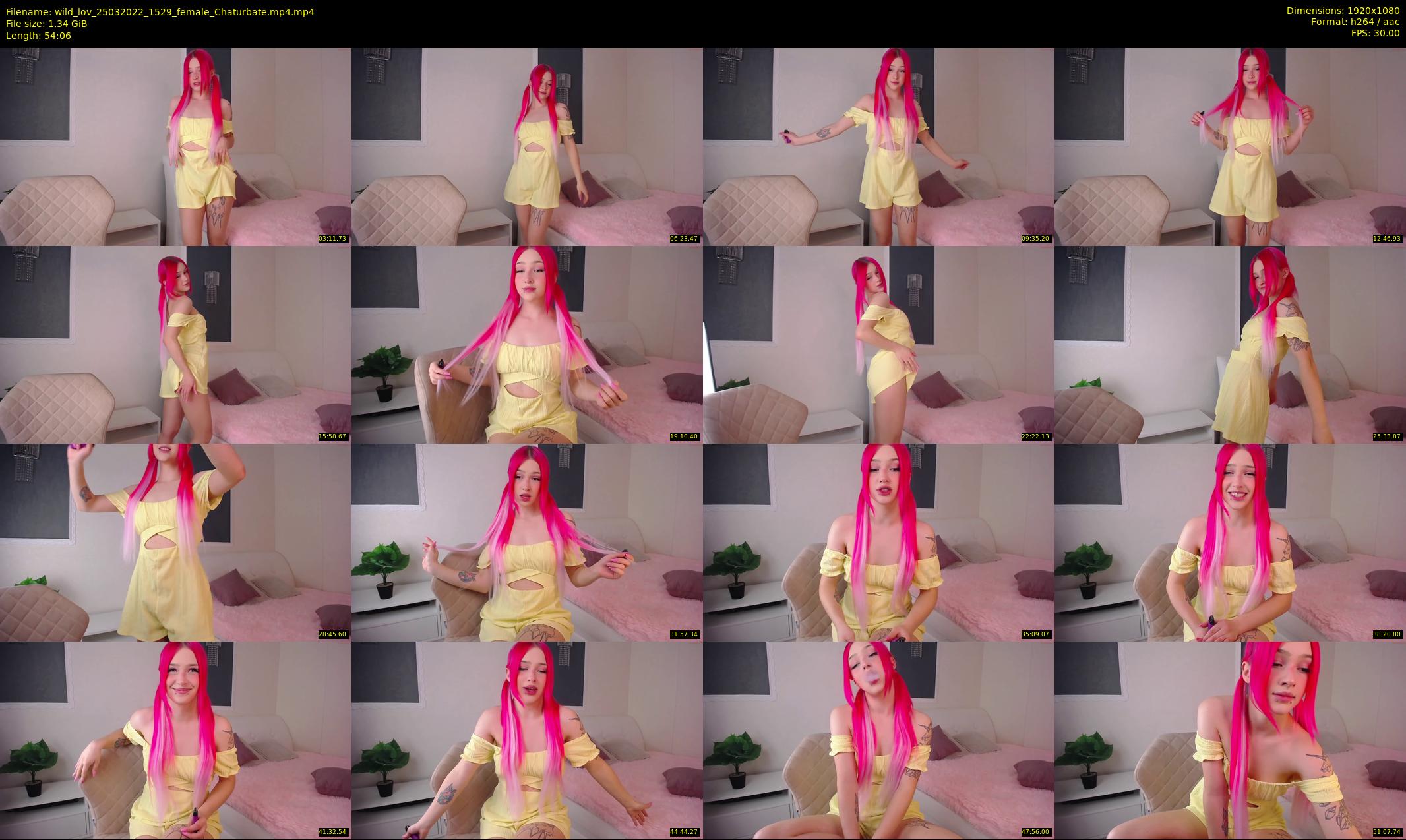 wild_lov — 55 minute Chaturbate female cam show recording, 1080p, Mar 25, 2022