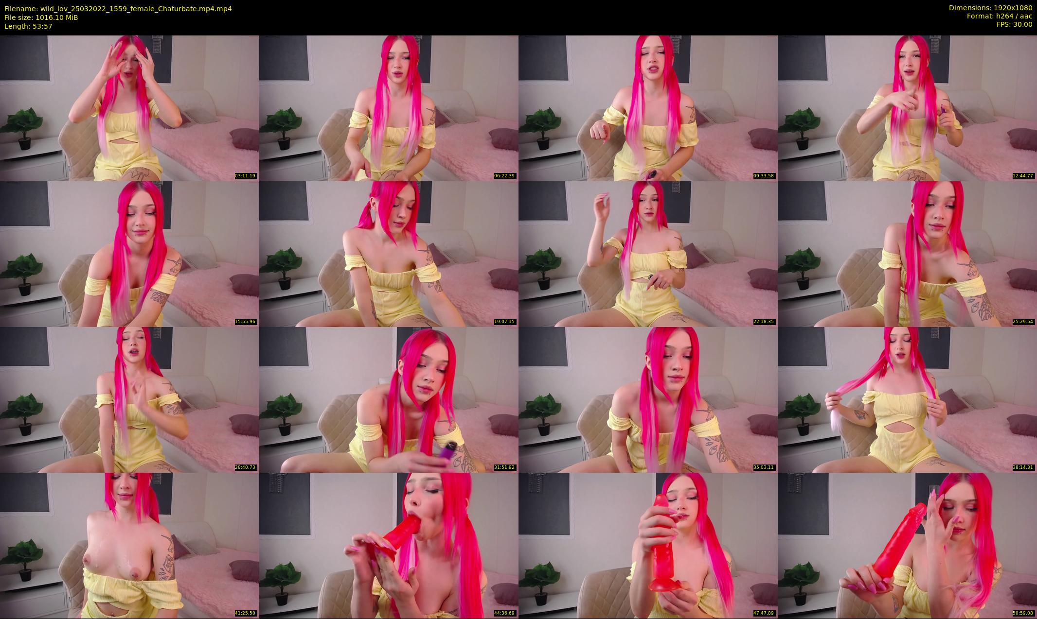 wild_lov — 54 minute Chaturbate female cam show recording, 1080p, Mar 25, 2022