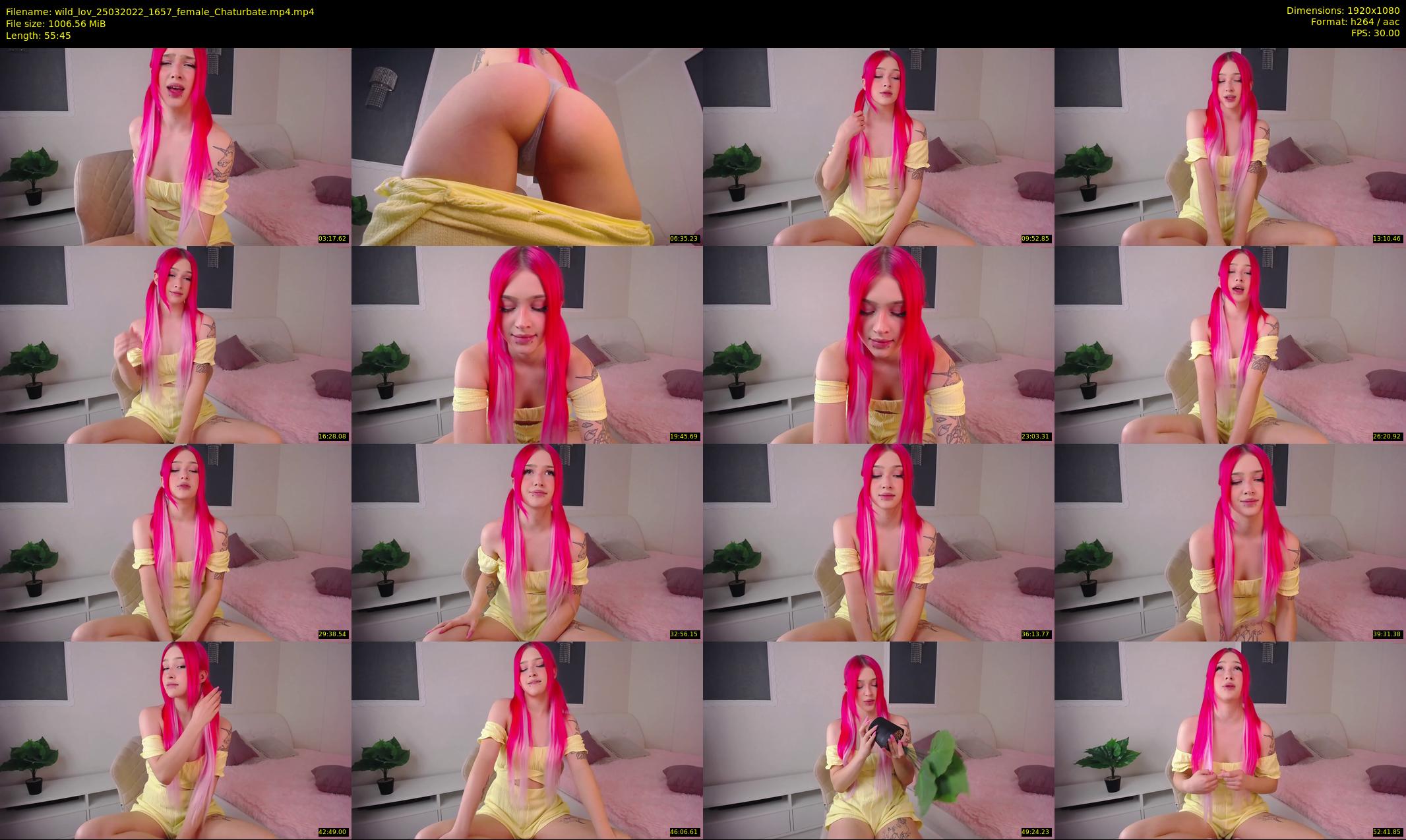wild_lov — 56 minute Chaturbate female cam show recording, 1080p, Mar 25, 2022
