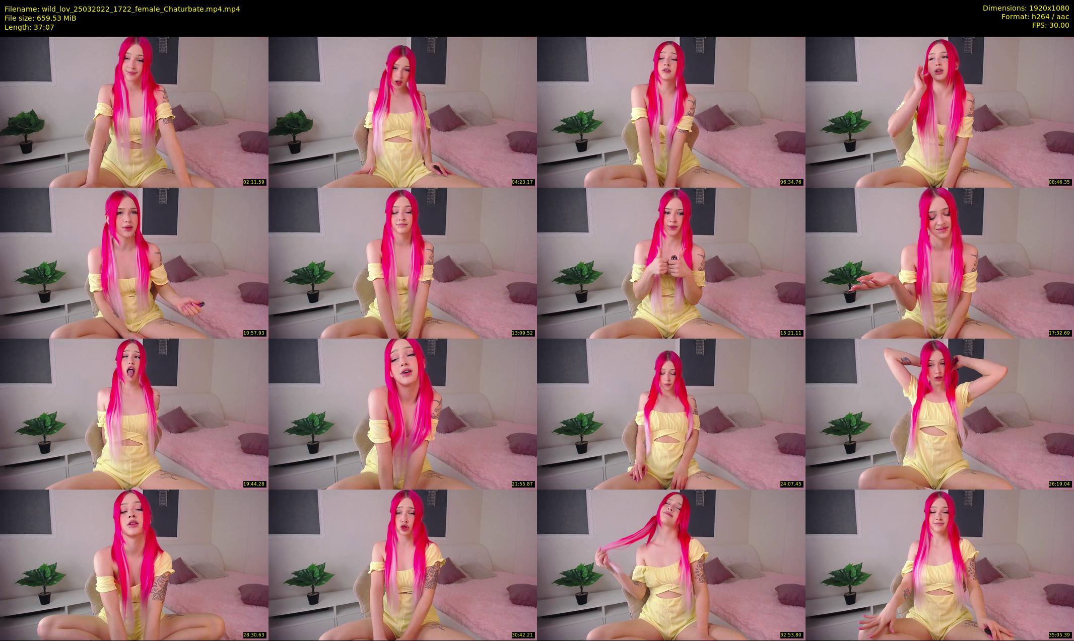 wild_lov — 38 minute Chaturbate female cam show recording, 1080p, Mar 25, 2022