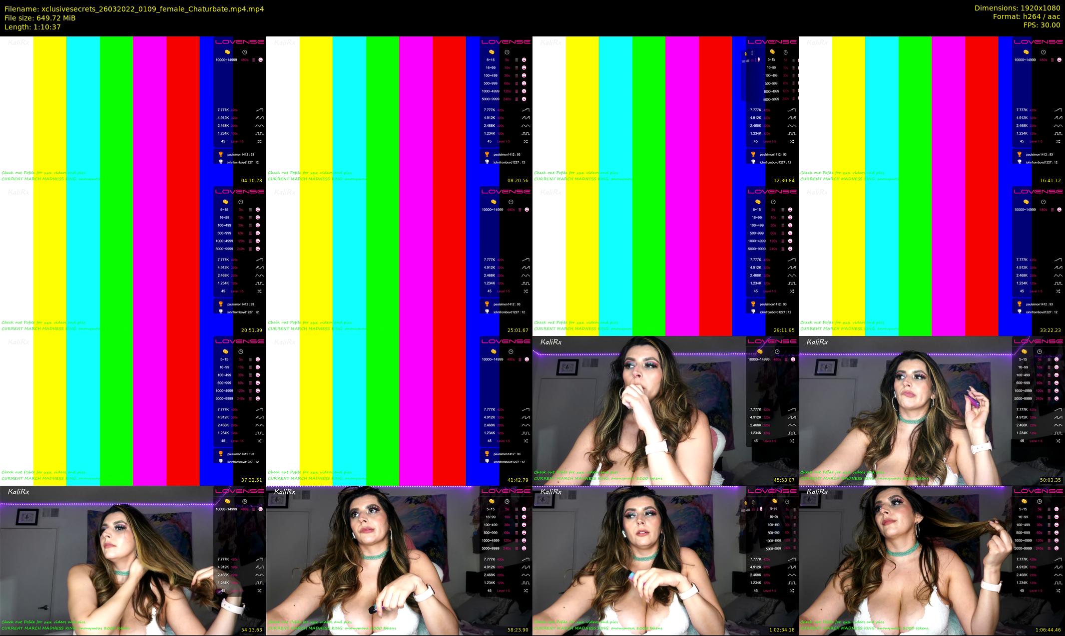 xclusivesecrets — 71 minute Chaturbate female cam show recording, 1080p, Mar 26, 2022