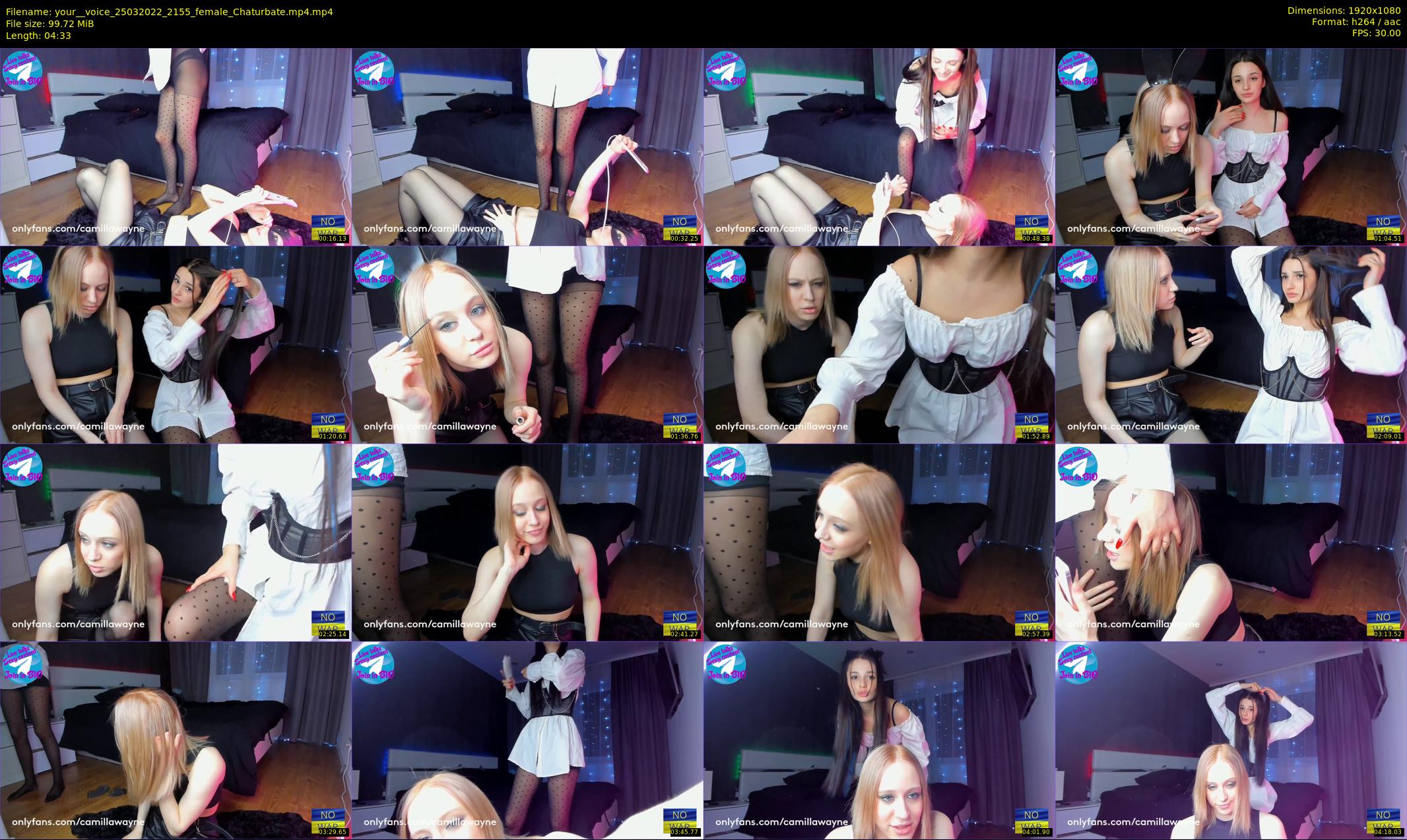 your__voice — 5 minute Chaturbate female cam show recording, 1080p, Mar 25, 2022