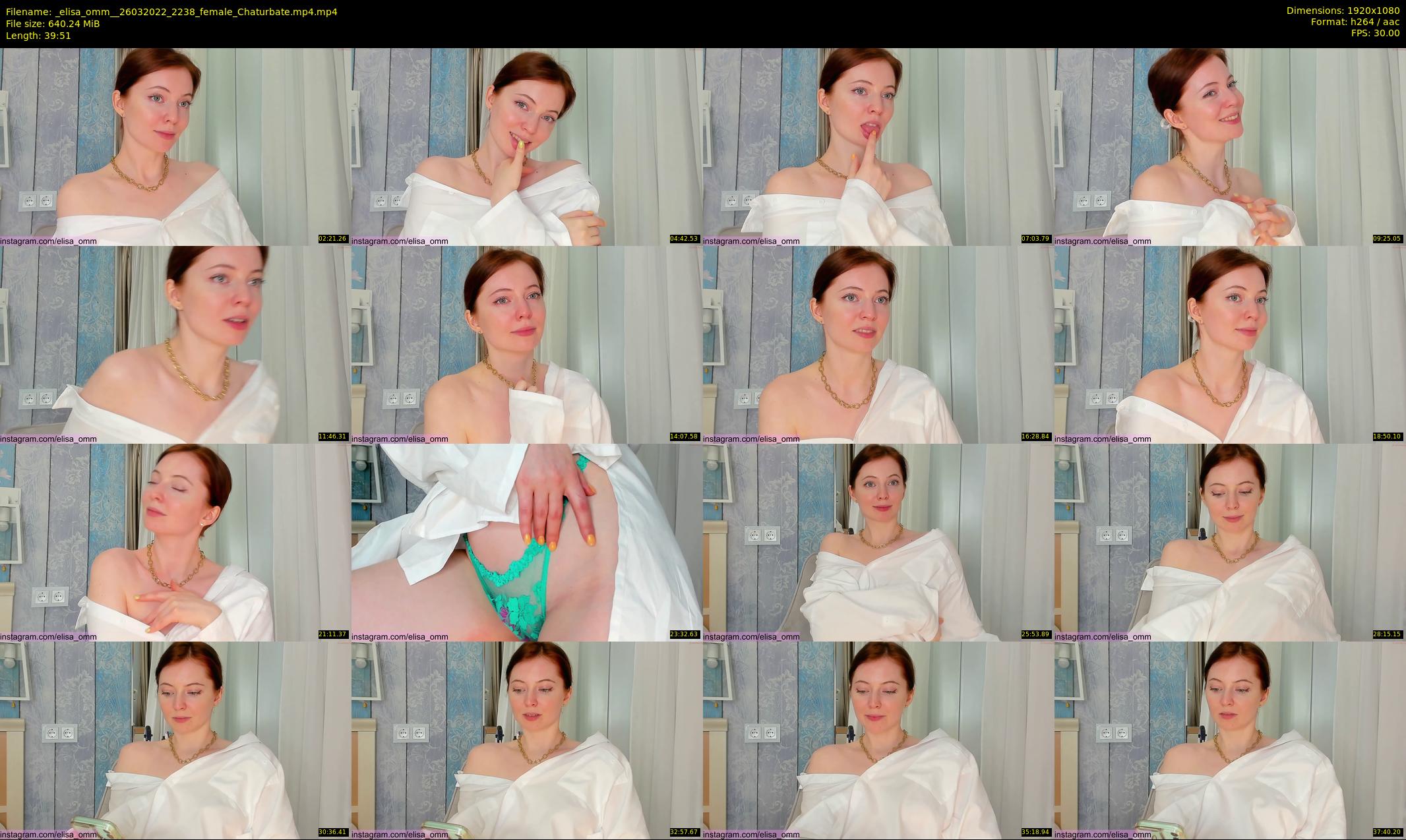 _elisa_omm_ — 40 minute Chaturbate female cam show recording, 1080p, Mar 26, 2022